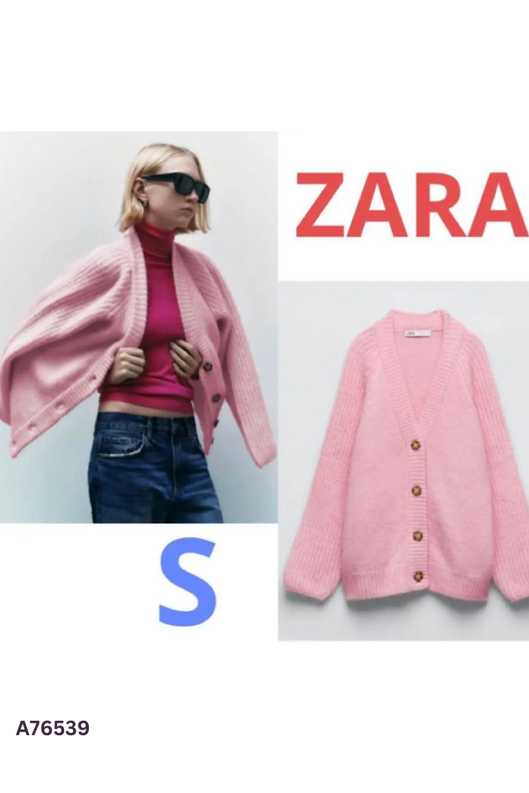 Áo len ZARA hồng sữa