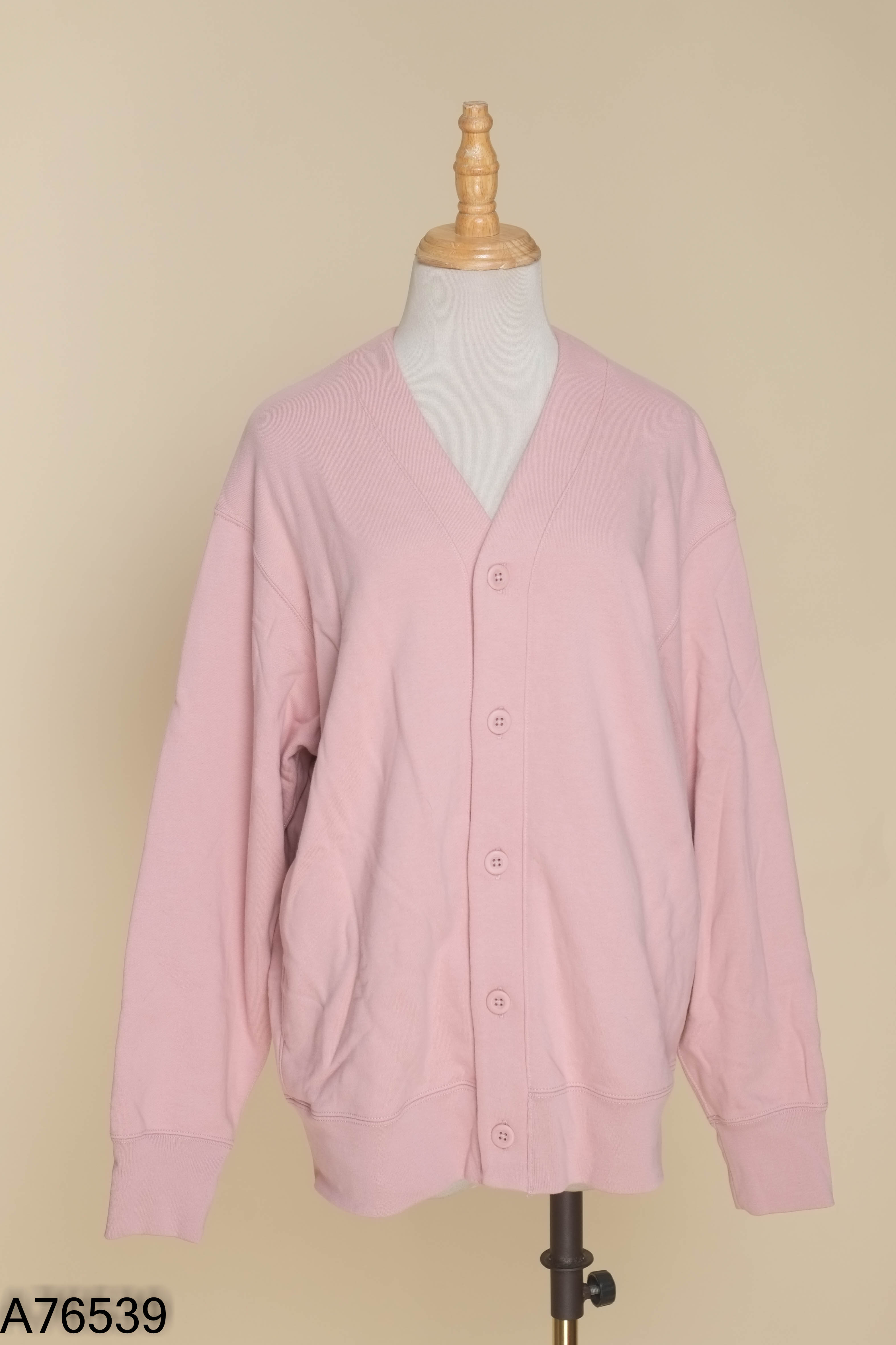 Áo cardigan hồng đào