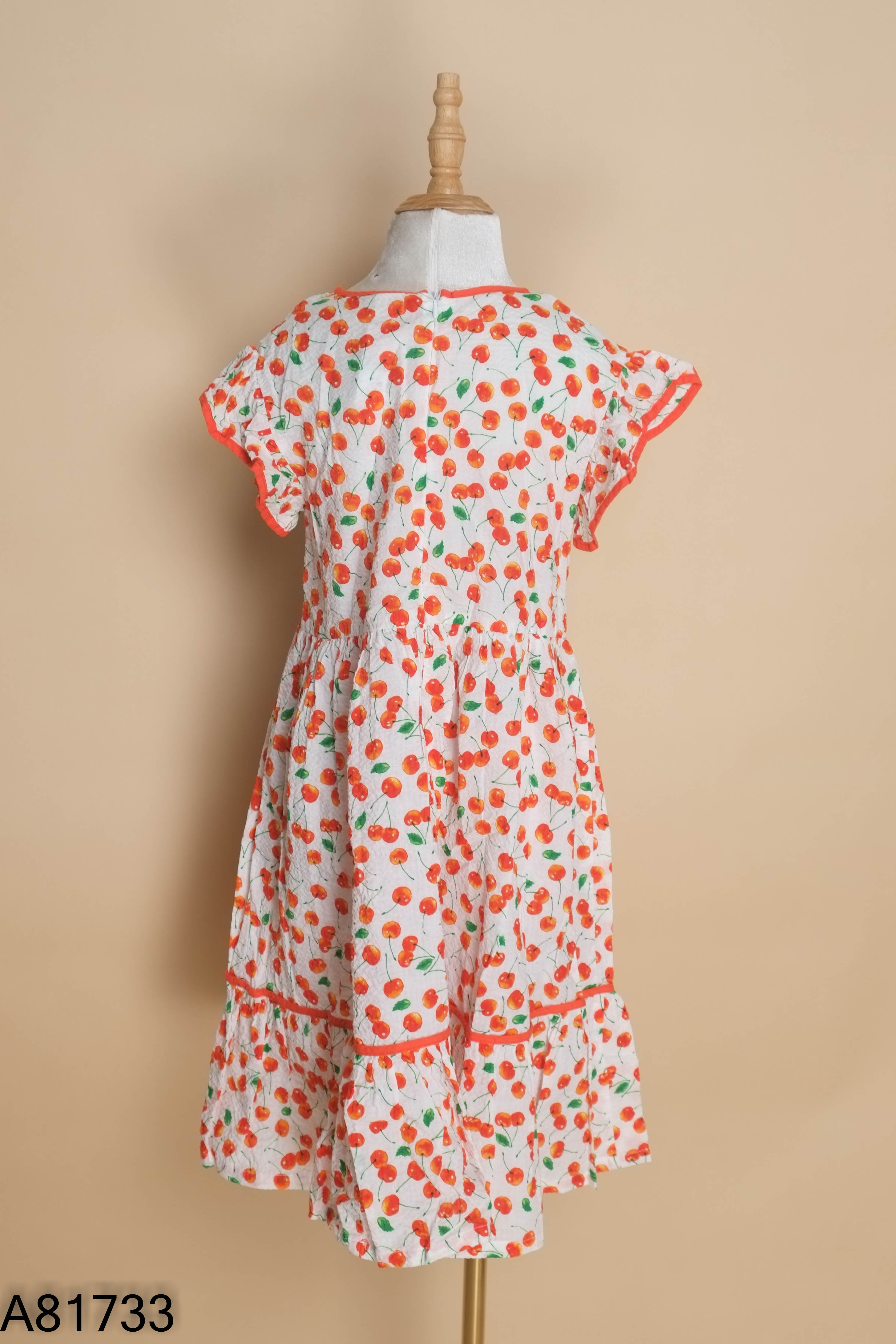 Váy trắng LITTLE BOBDOG cherry kids