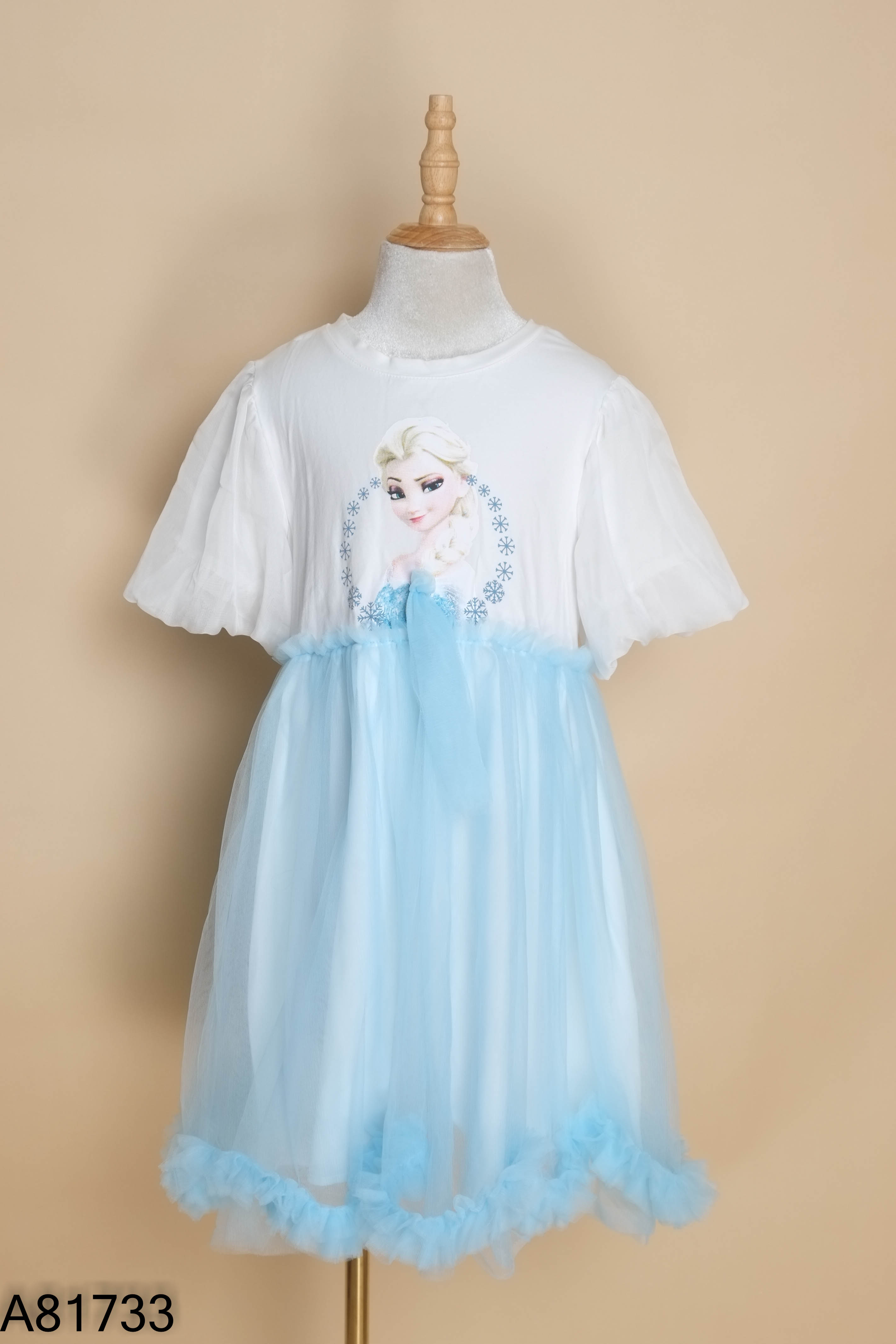 Váy xanh MELISA elsa kids