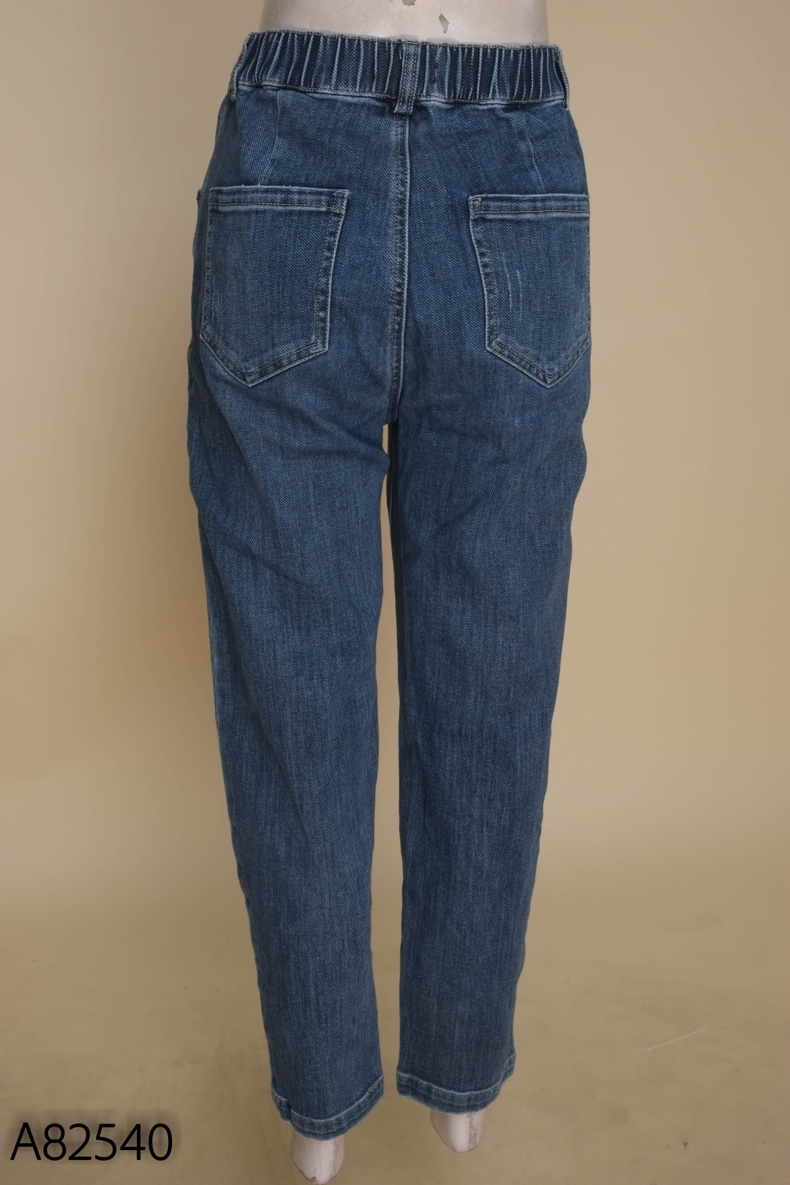 Quần jeans xanh PANTIO cạp chun