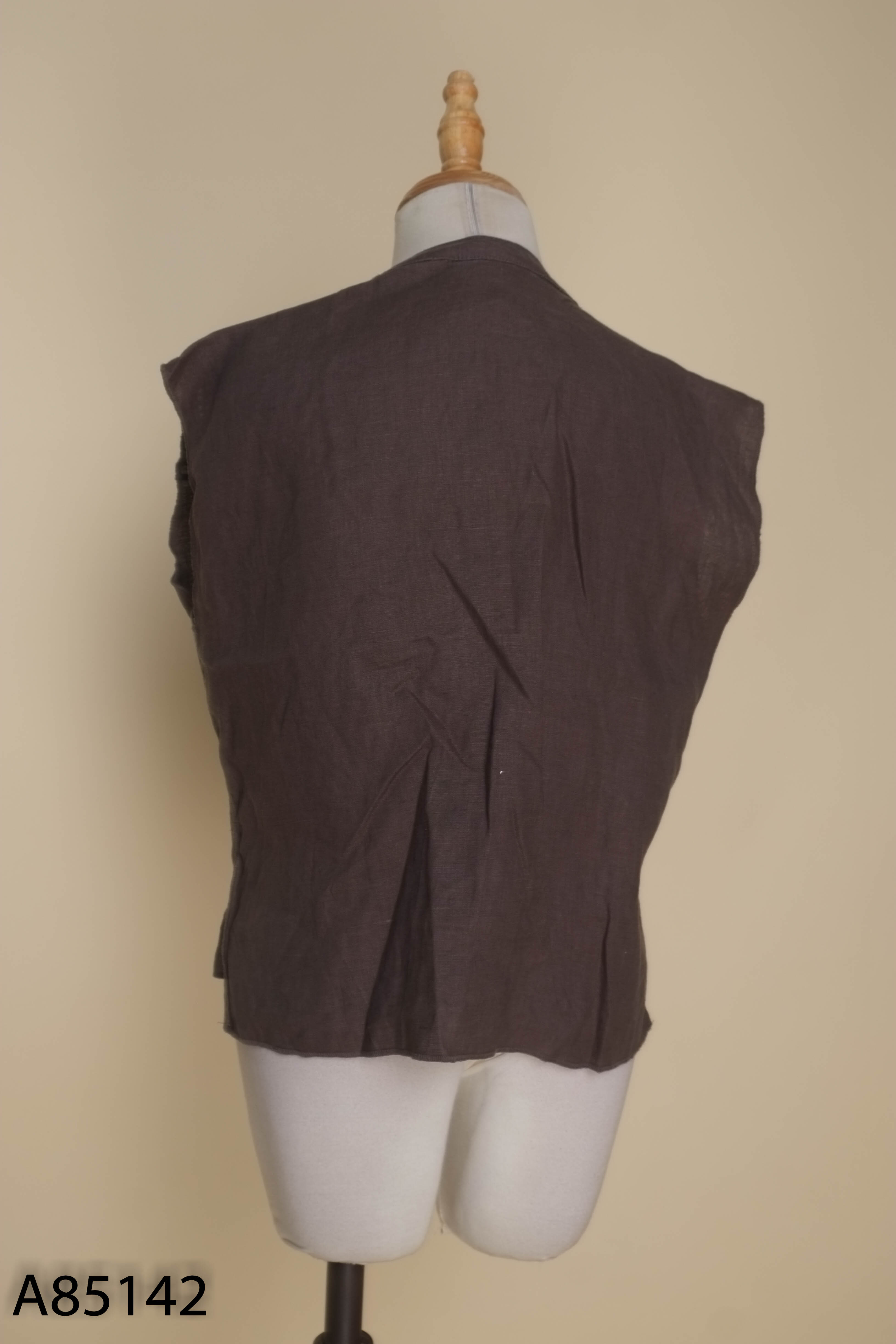 Áo linen xám MASSIMO DUTTI sát nách