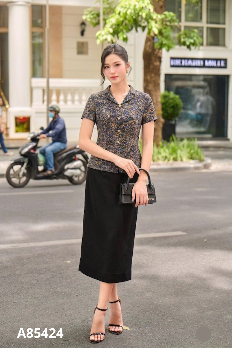 Áo SEVEN.AM họa tiết hoa