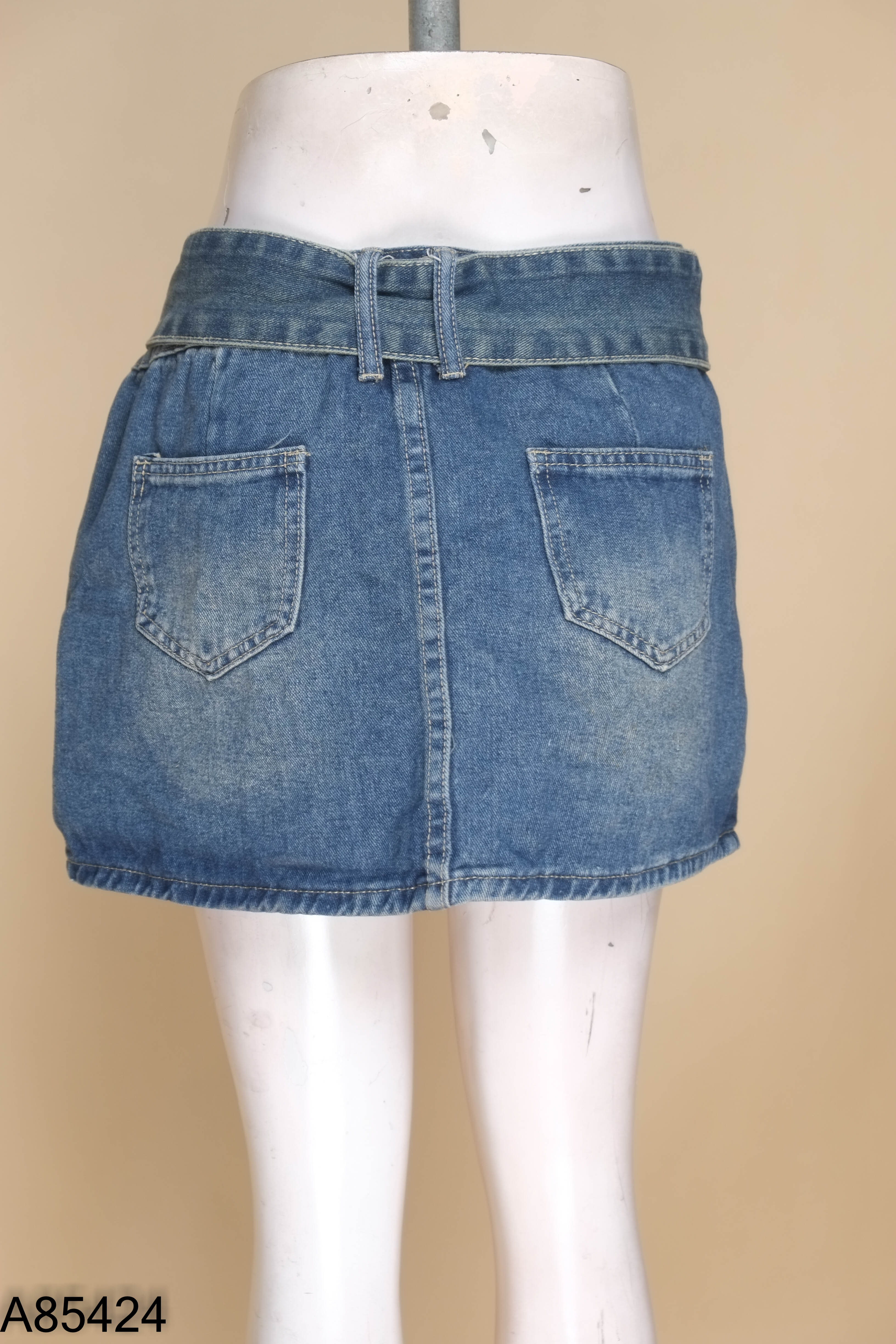 Chân váy jeans xanh