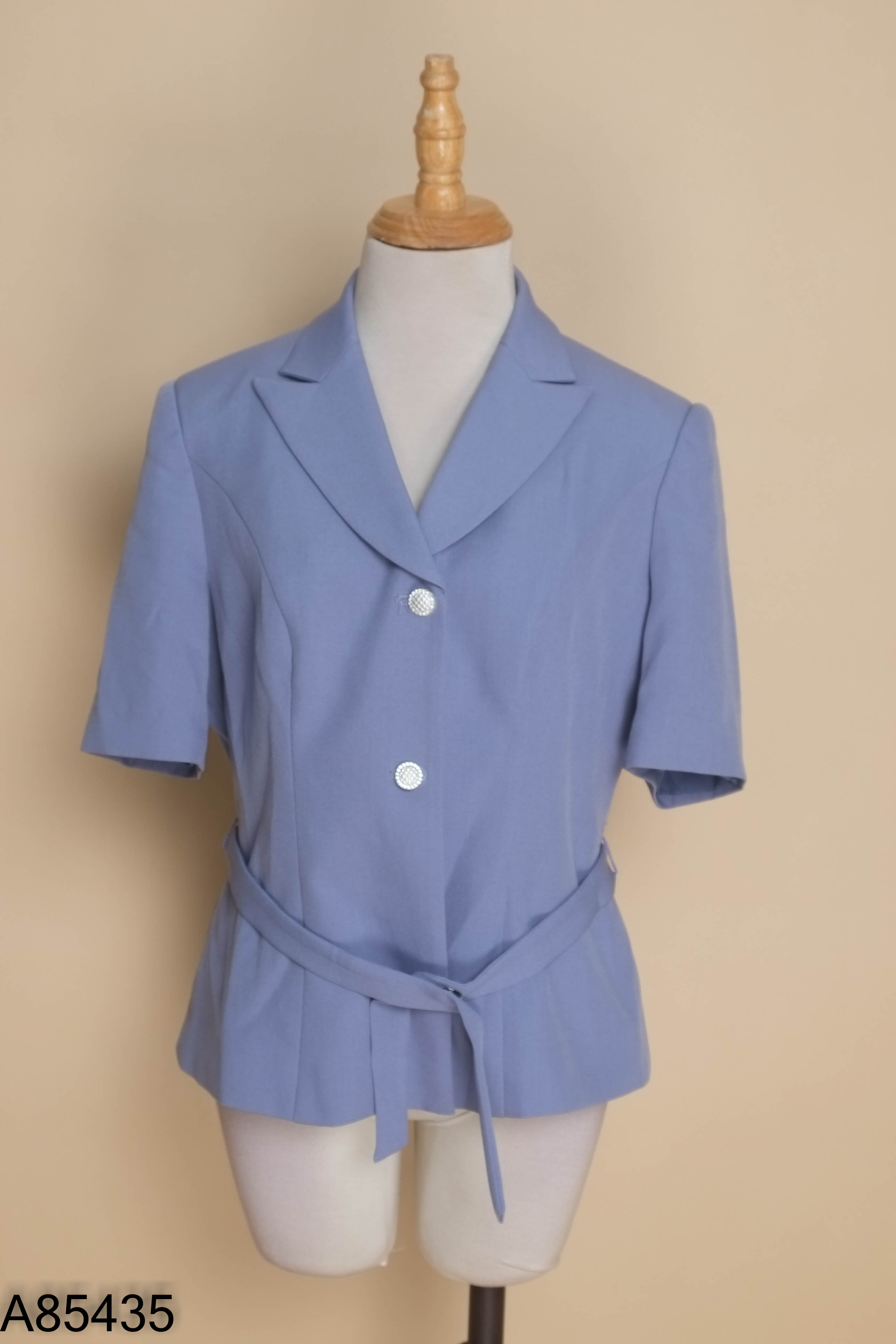 Áo vest SOHEE xanh cúc trắng