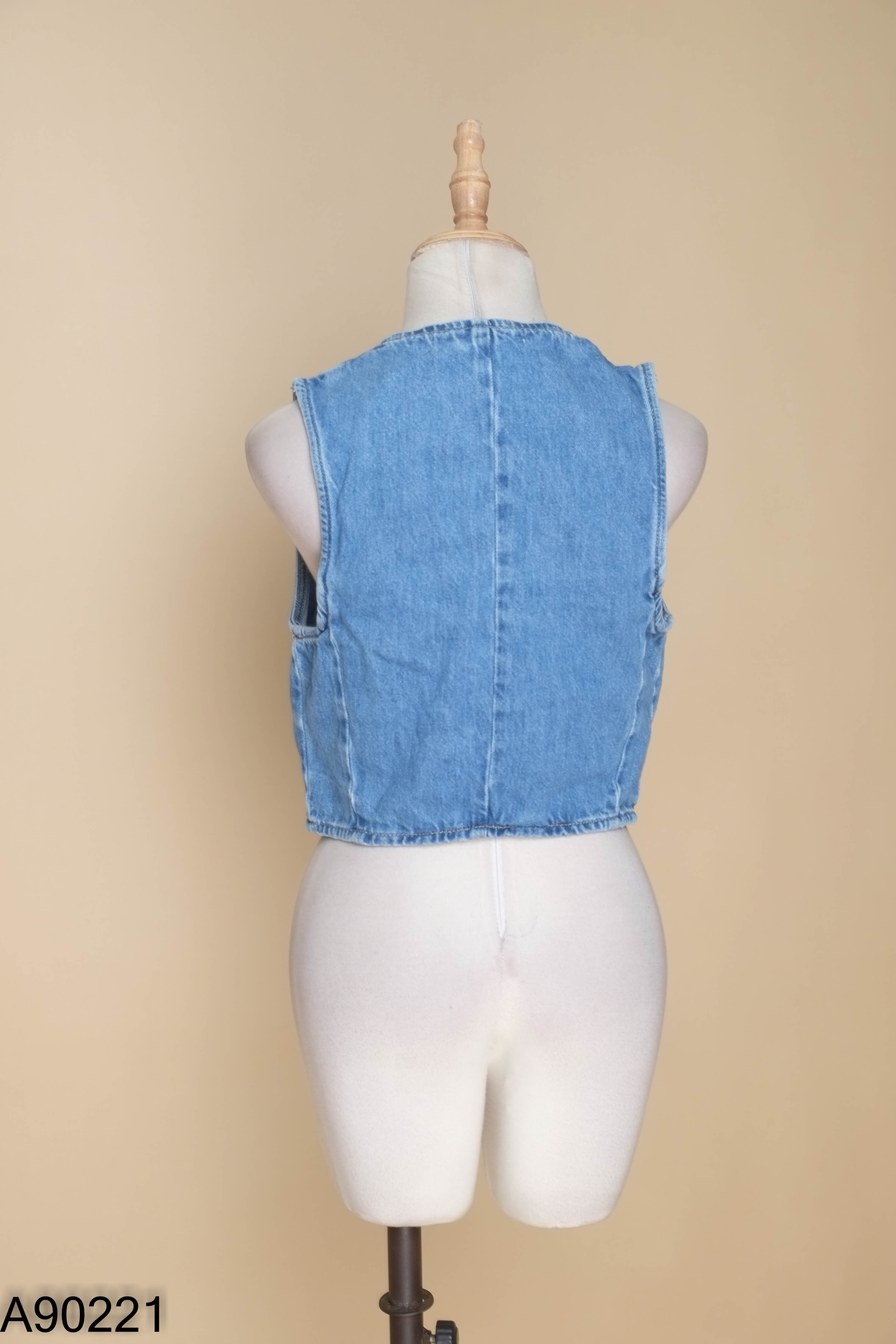 Áo ZARA jeans xanh