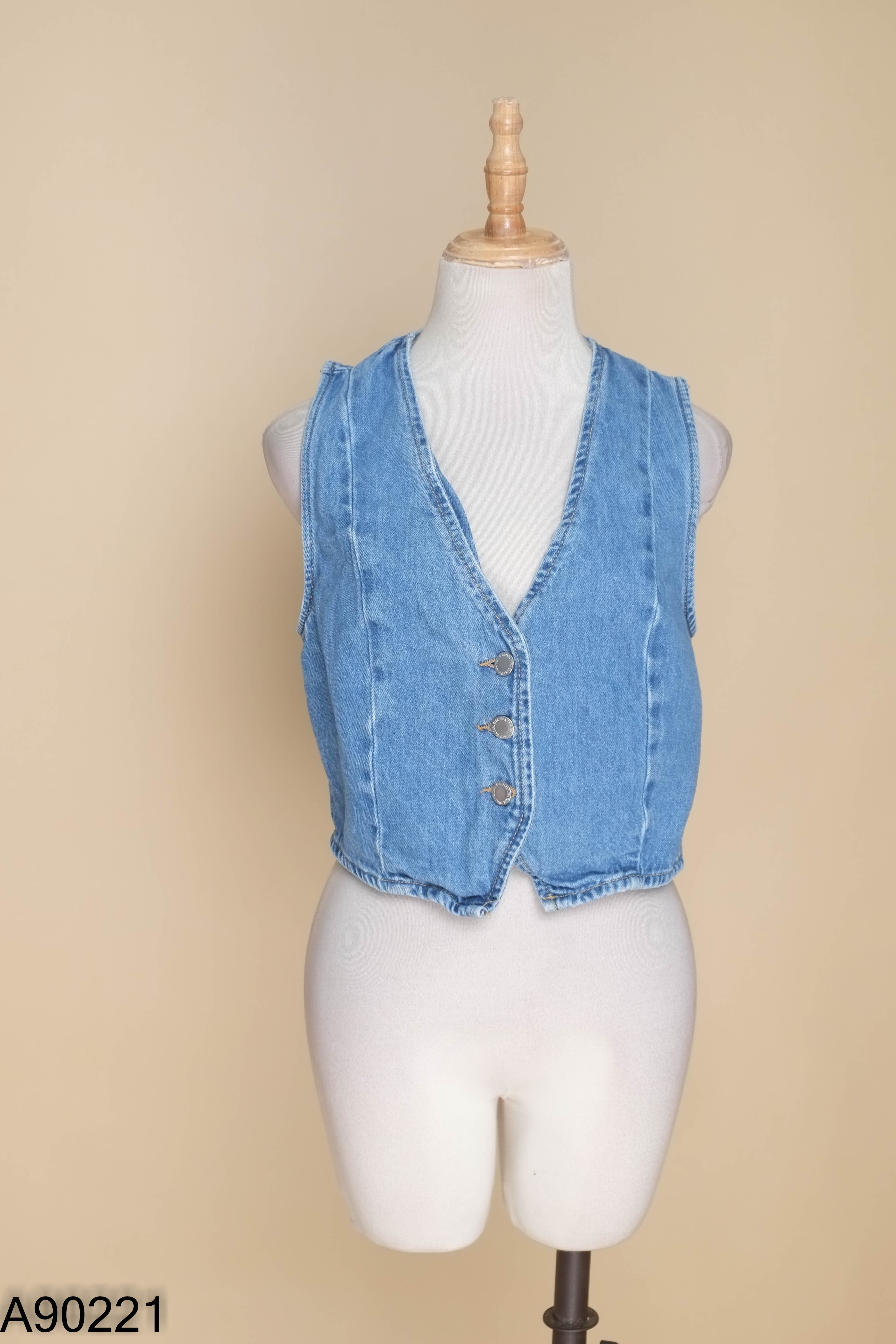 Áo ZARA jeans xanh