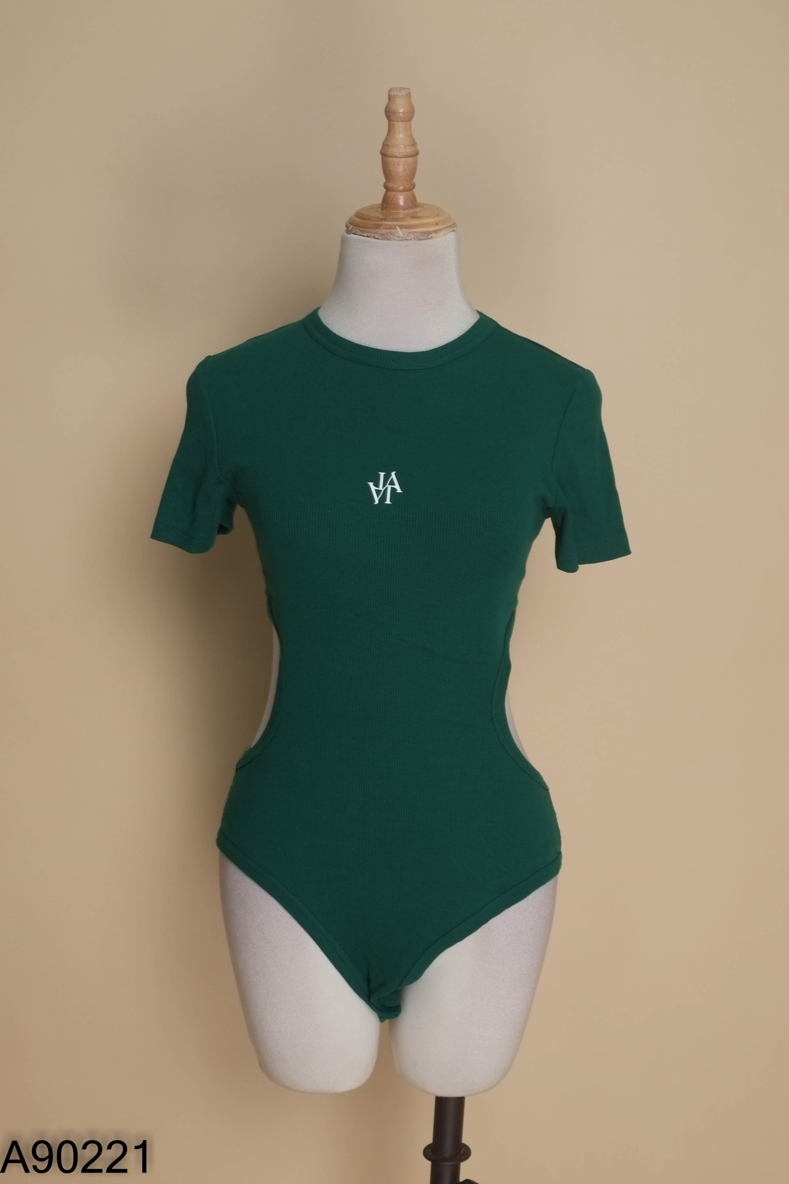 Bodysuits A'TITUDE len tăm xanh lá