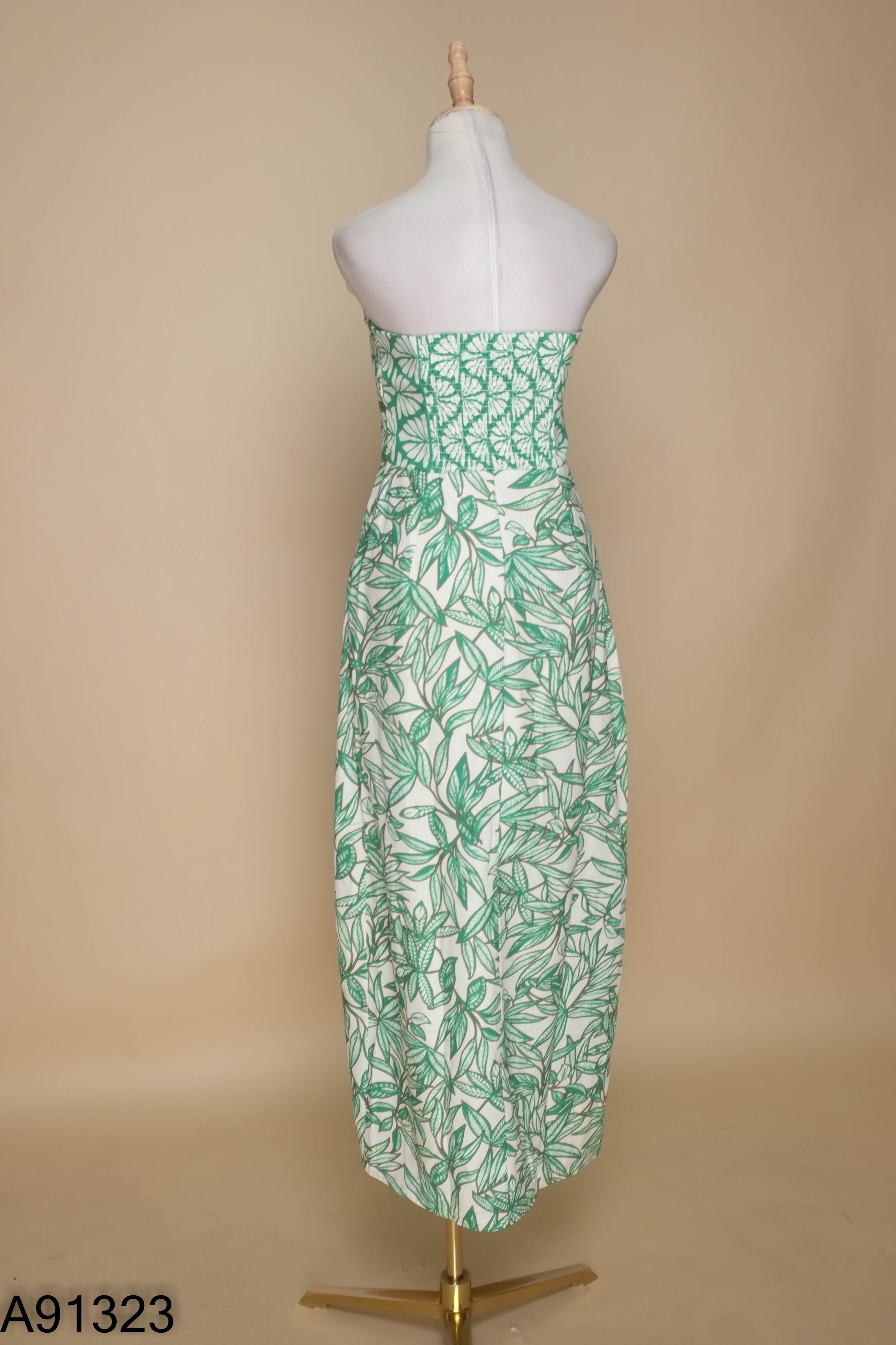 Váy ZARA(xuất) be họa tiết xanh