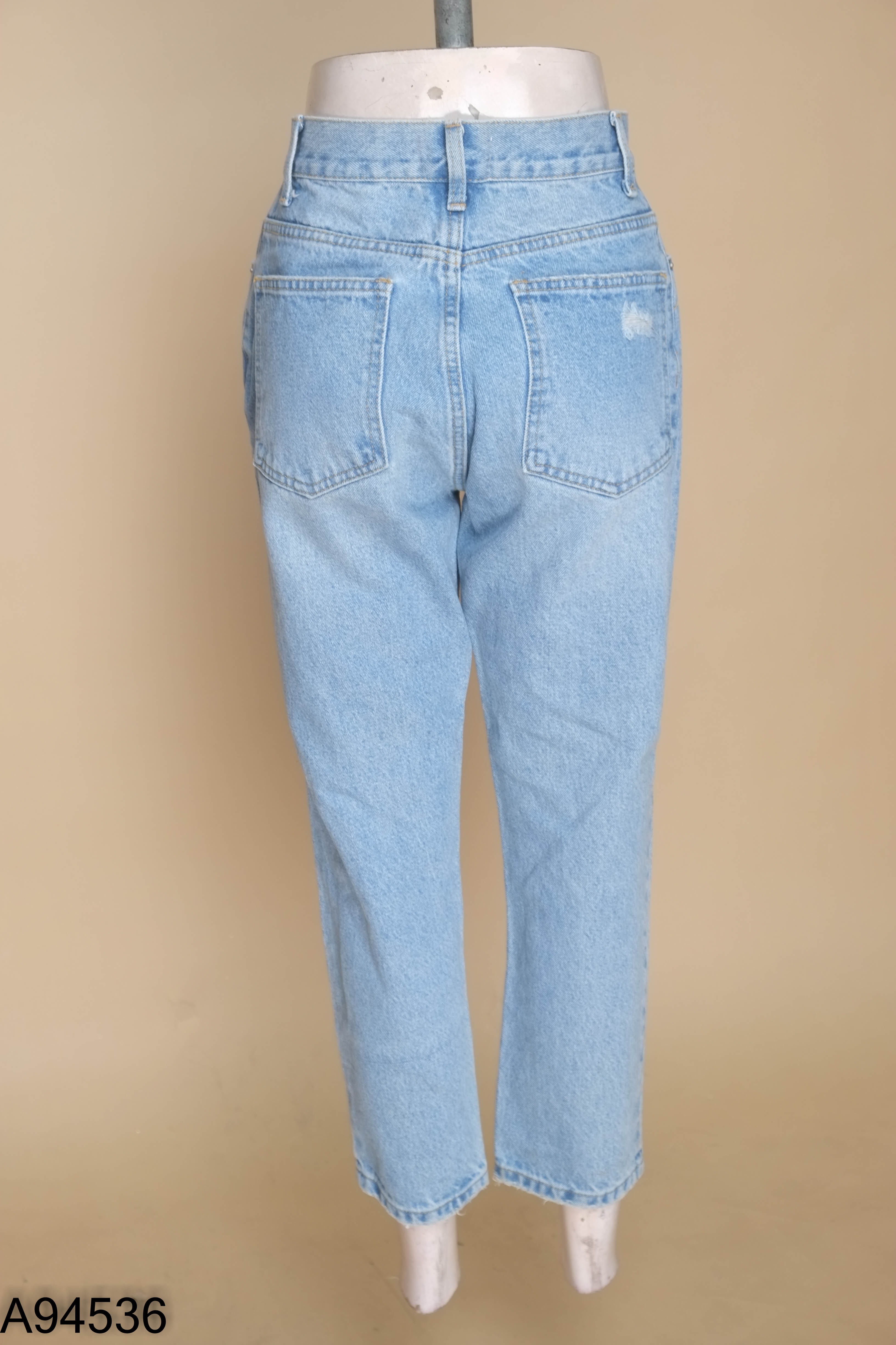 Quần jeans xanh RUBIES ống rộng