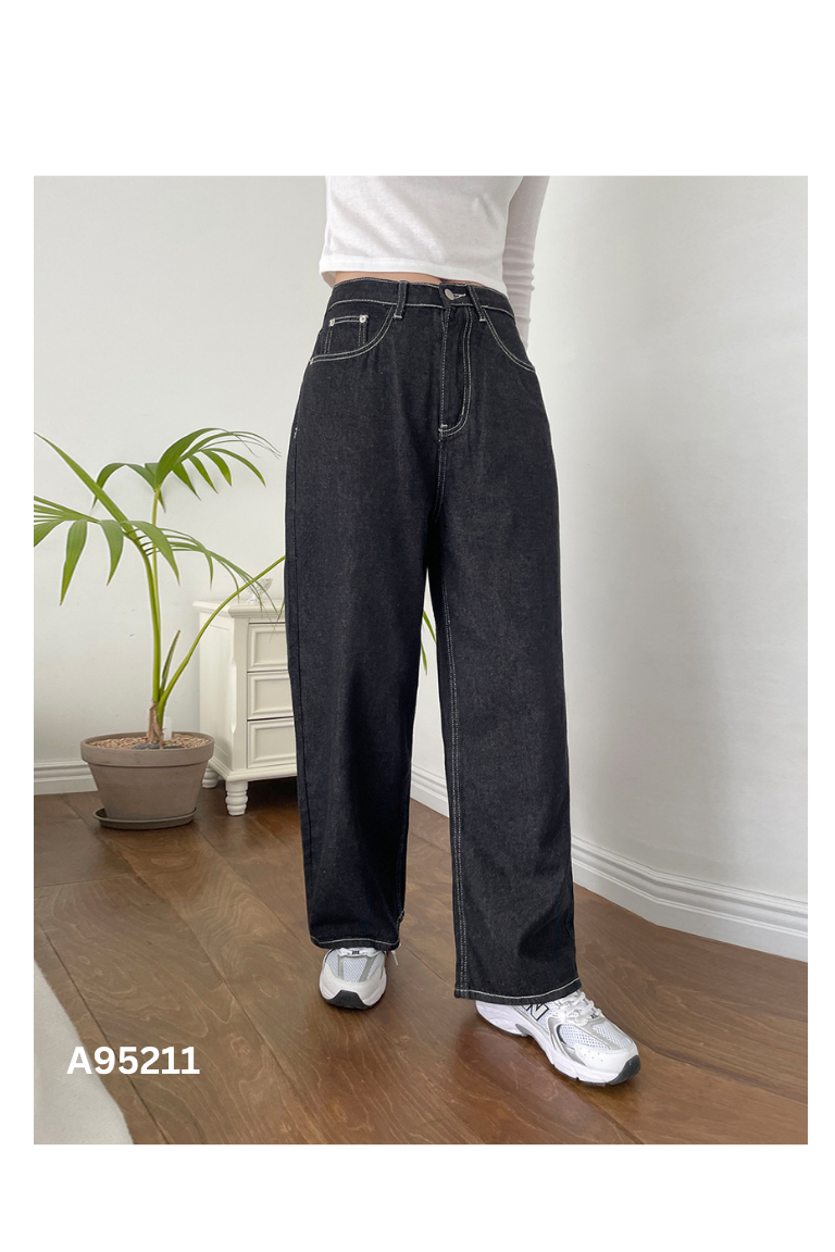 Quần jeans xanh baggy