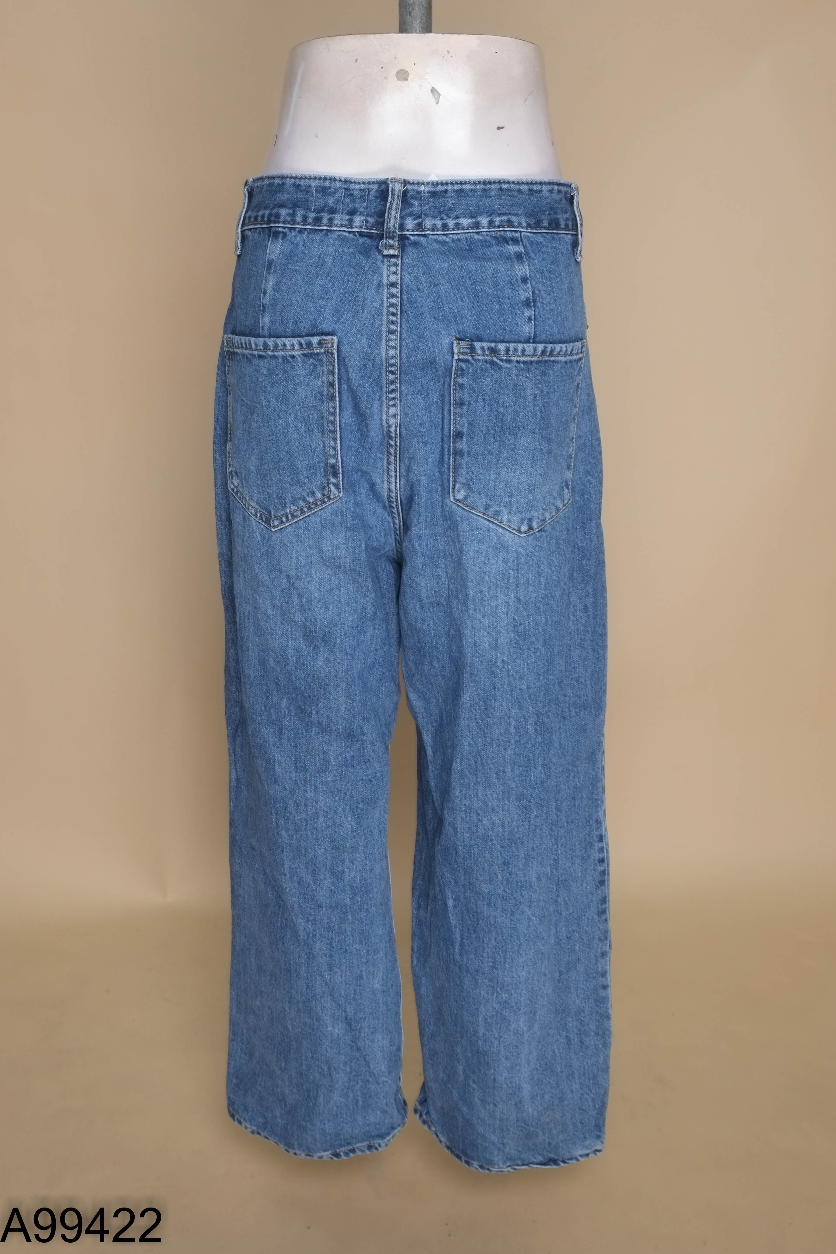 Quần jeans FSY xanh suông