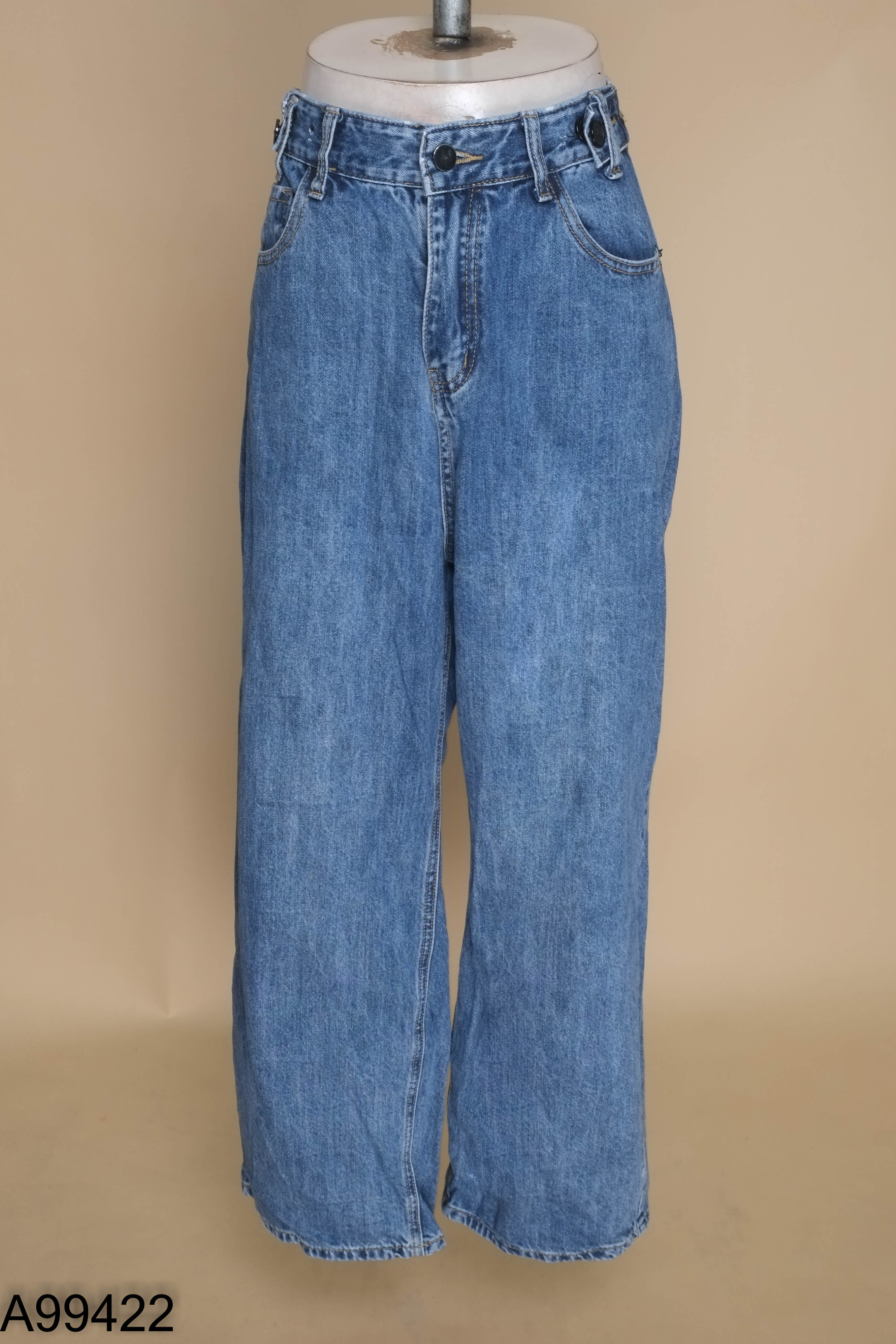 Quần jeans FSY xanh suông