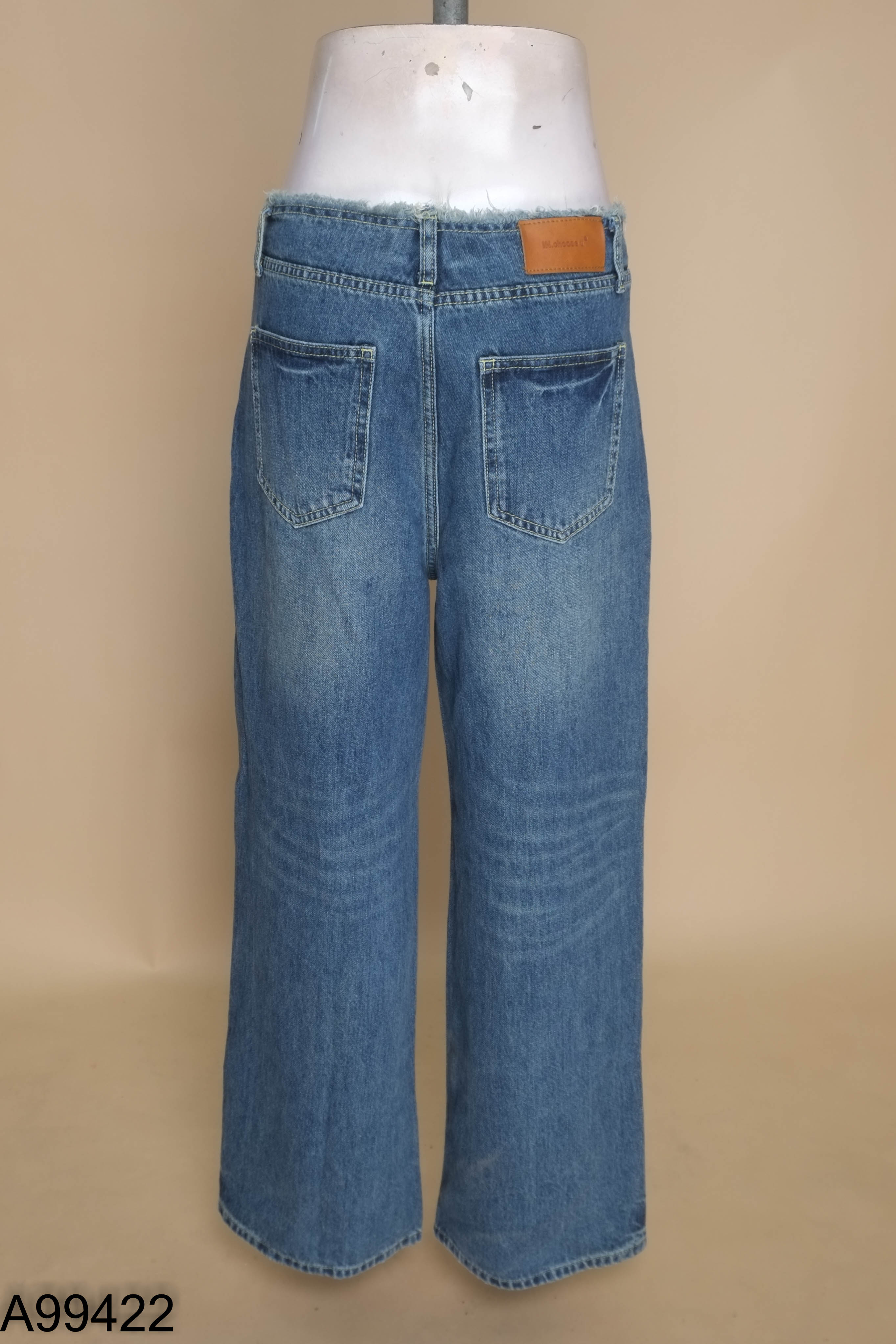 Quần jeans IN.CHOOSE U xanh cạp trễ