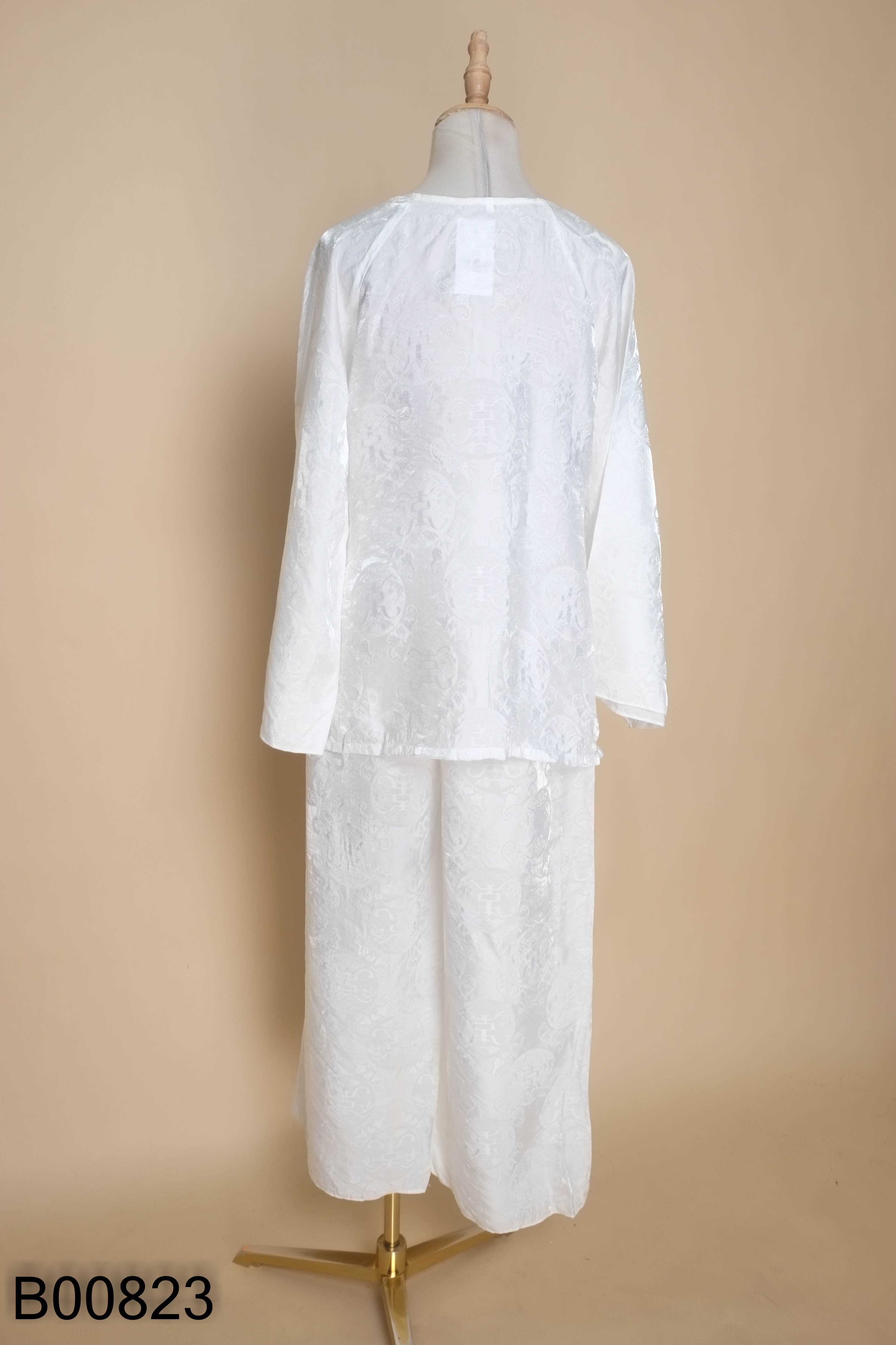 Set Áo gấm trắng ánh + Quần