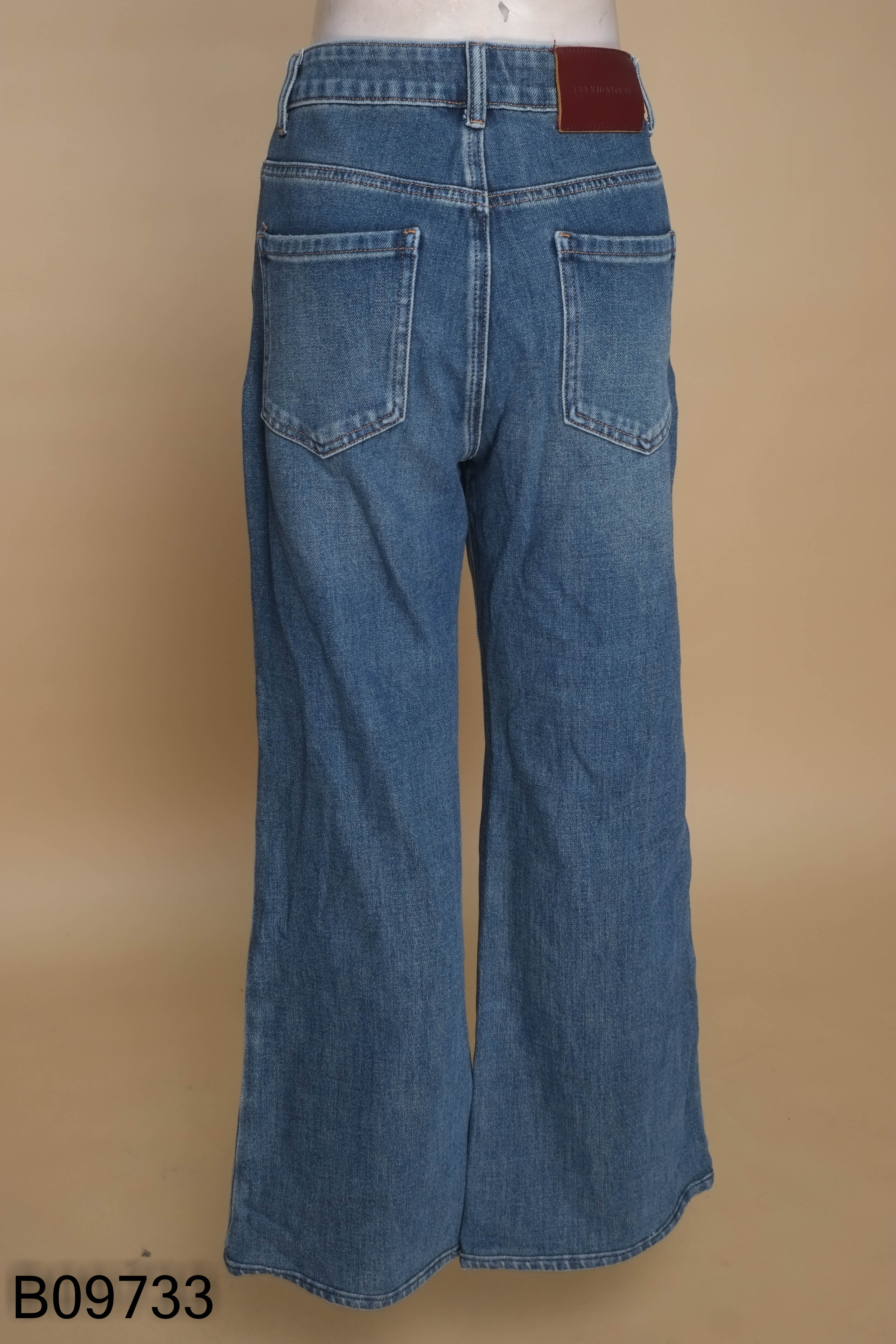 Quần jeans suông xanh ZL-ONE