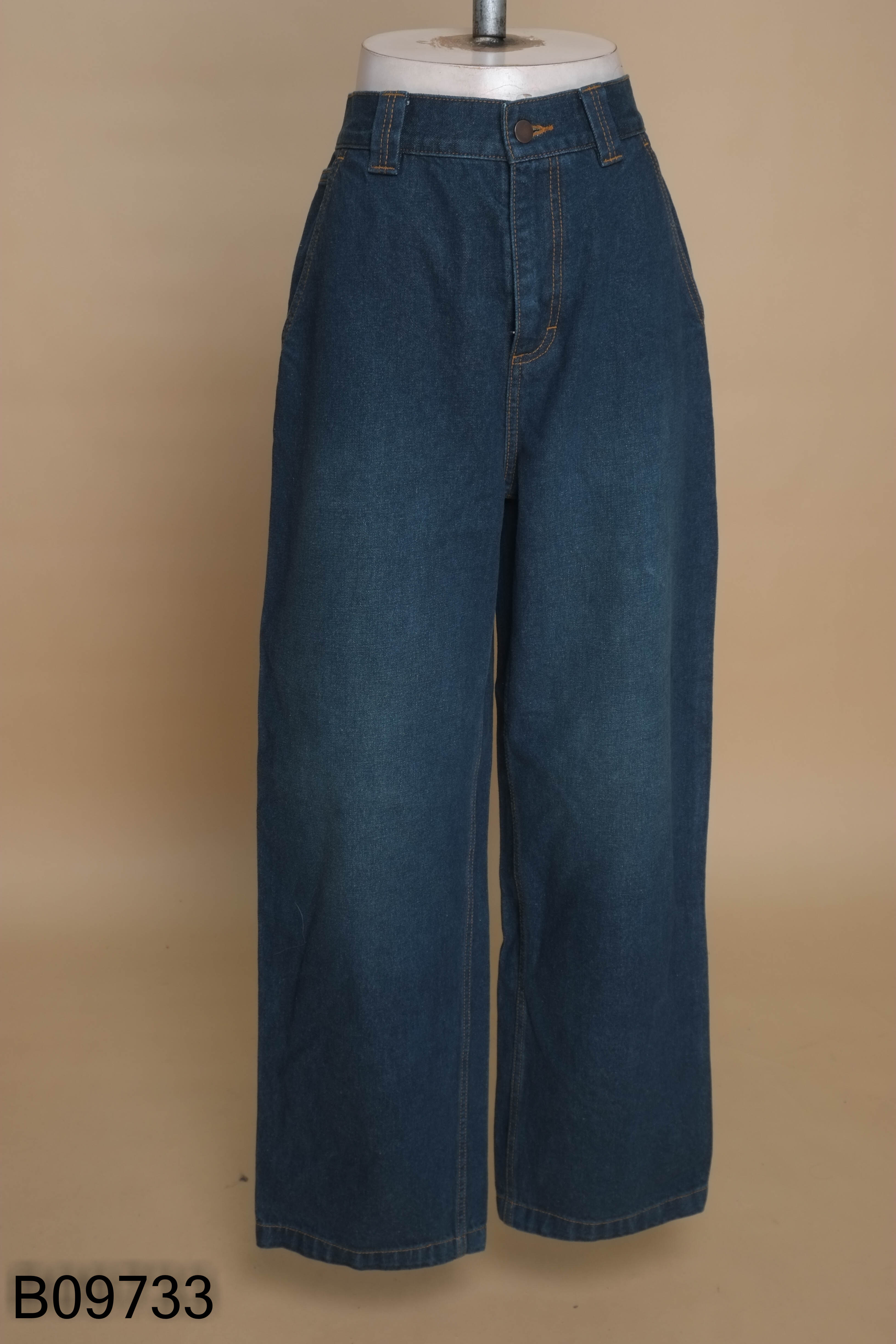Quần jeans xanh túi hộp ROMI STU