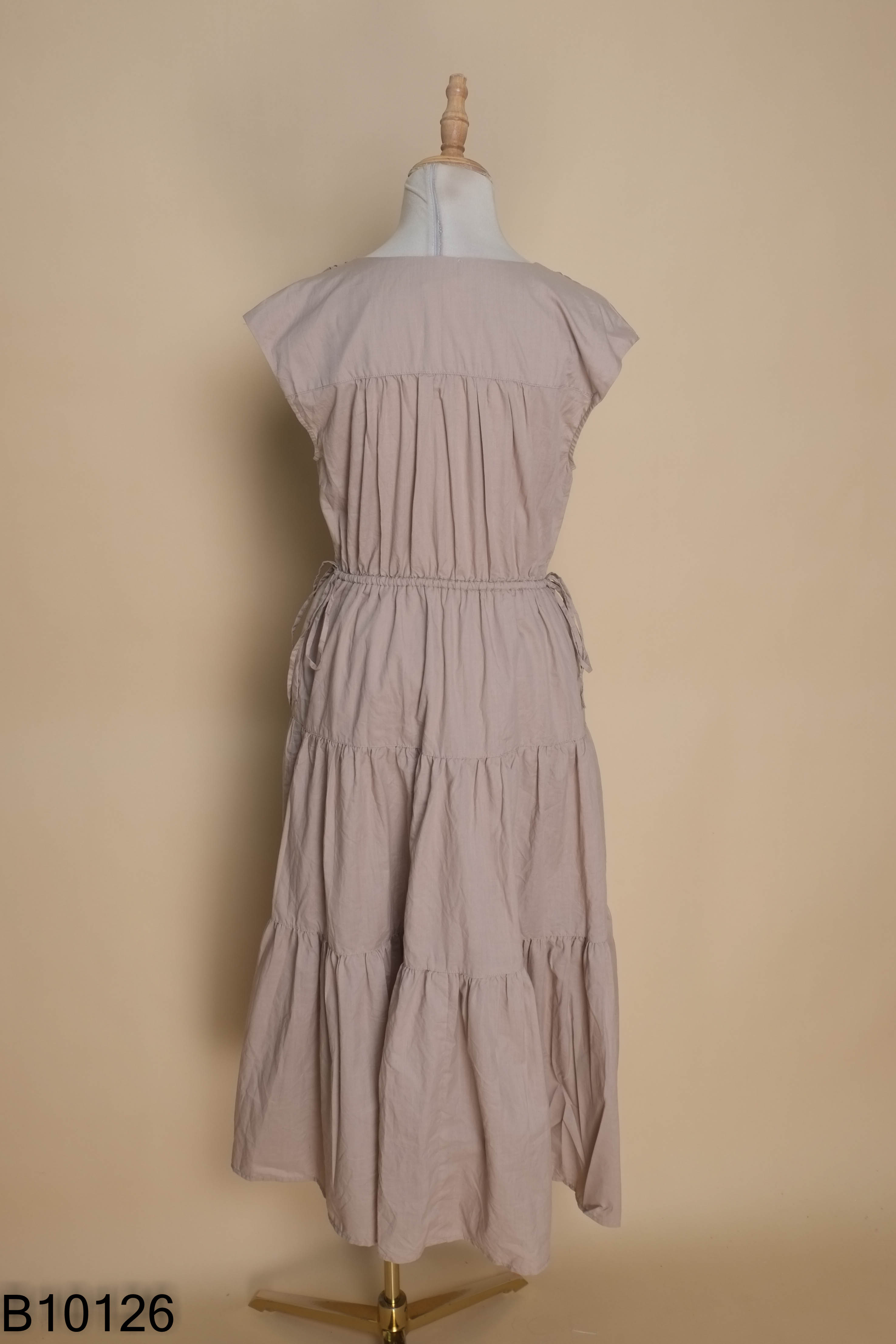 Váy tím nhạt sát nách babydoll