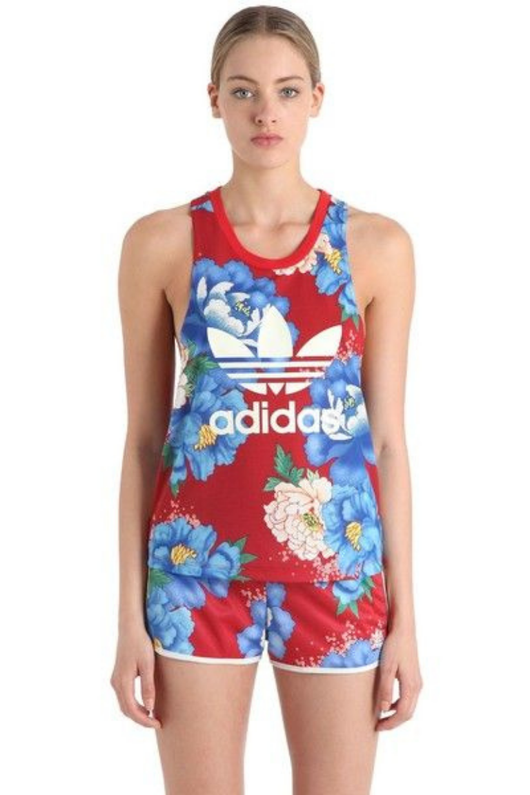 Set ADIDAS đỏ họa tiết