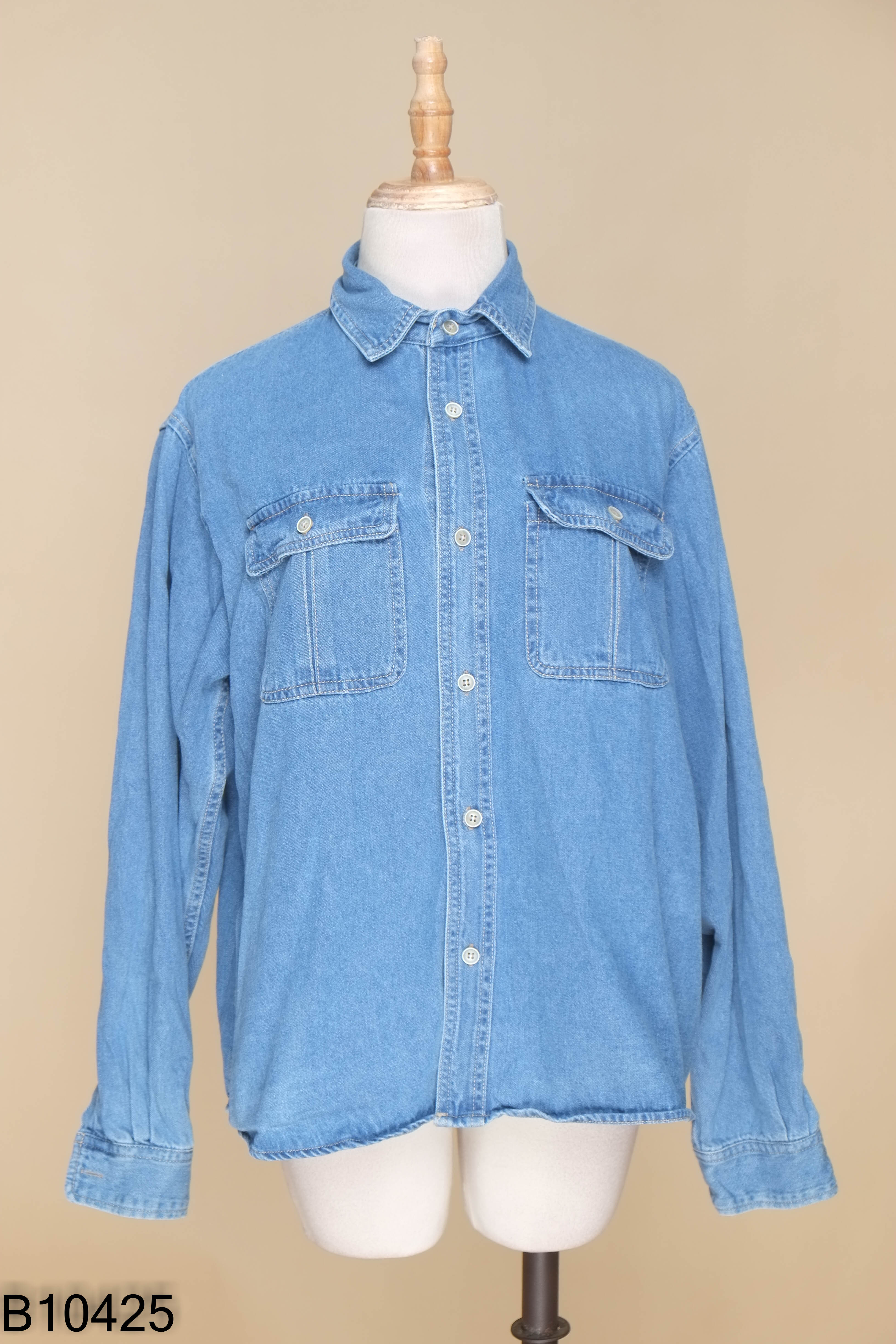 Áo khoác jeans xanh XUANZHIXIU
