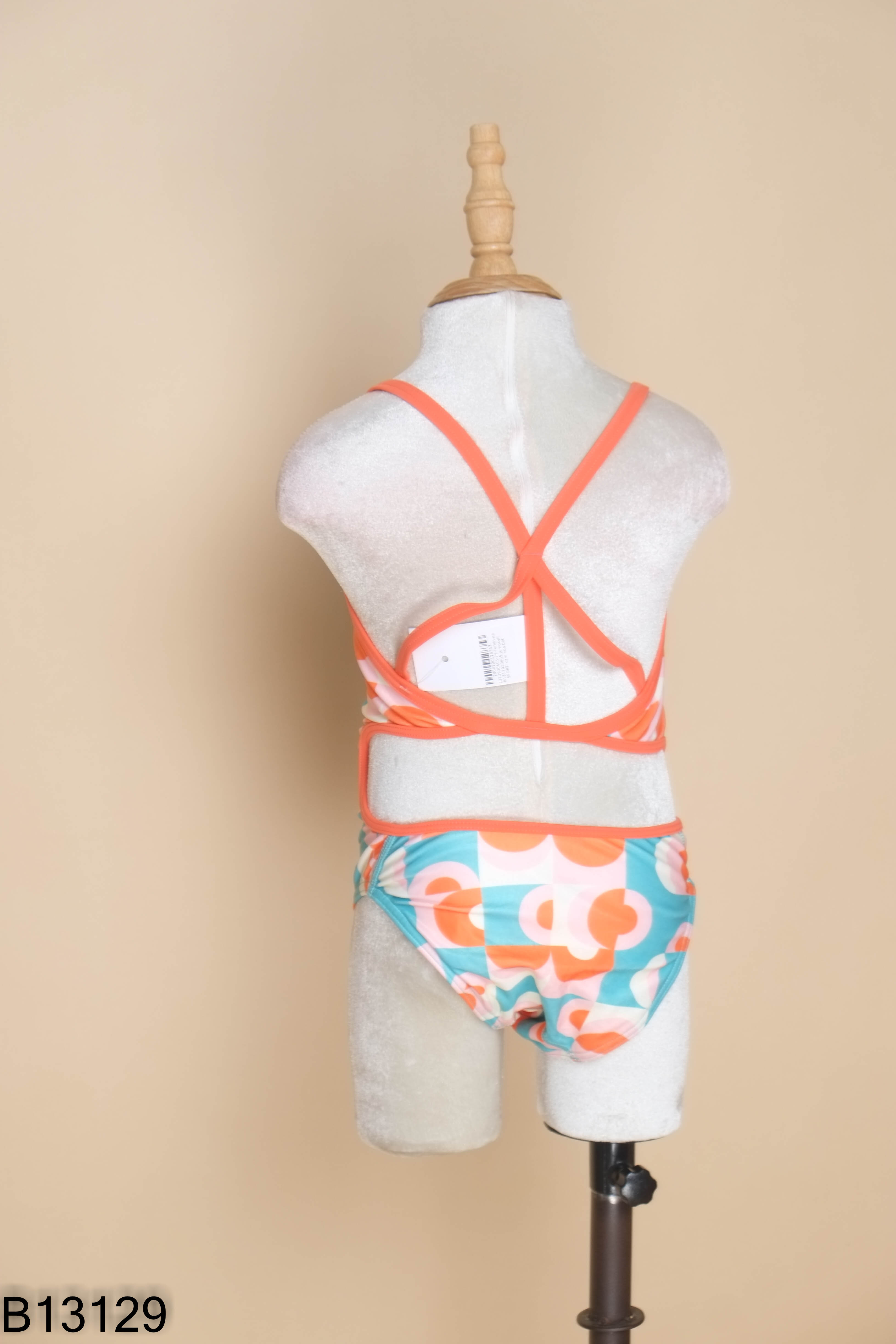 Jumpsuit SPORTI cam họa tiết xanh hồng KIDS