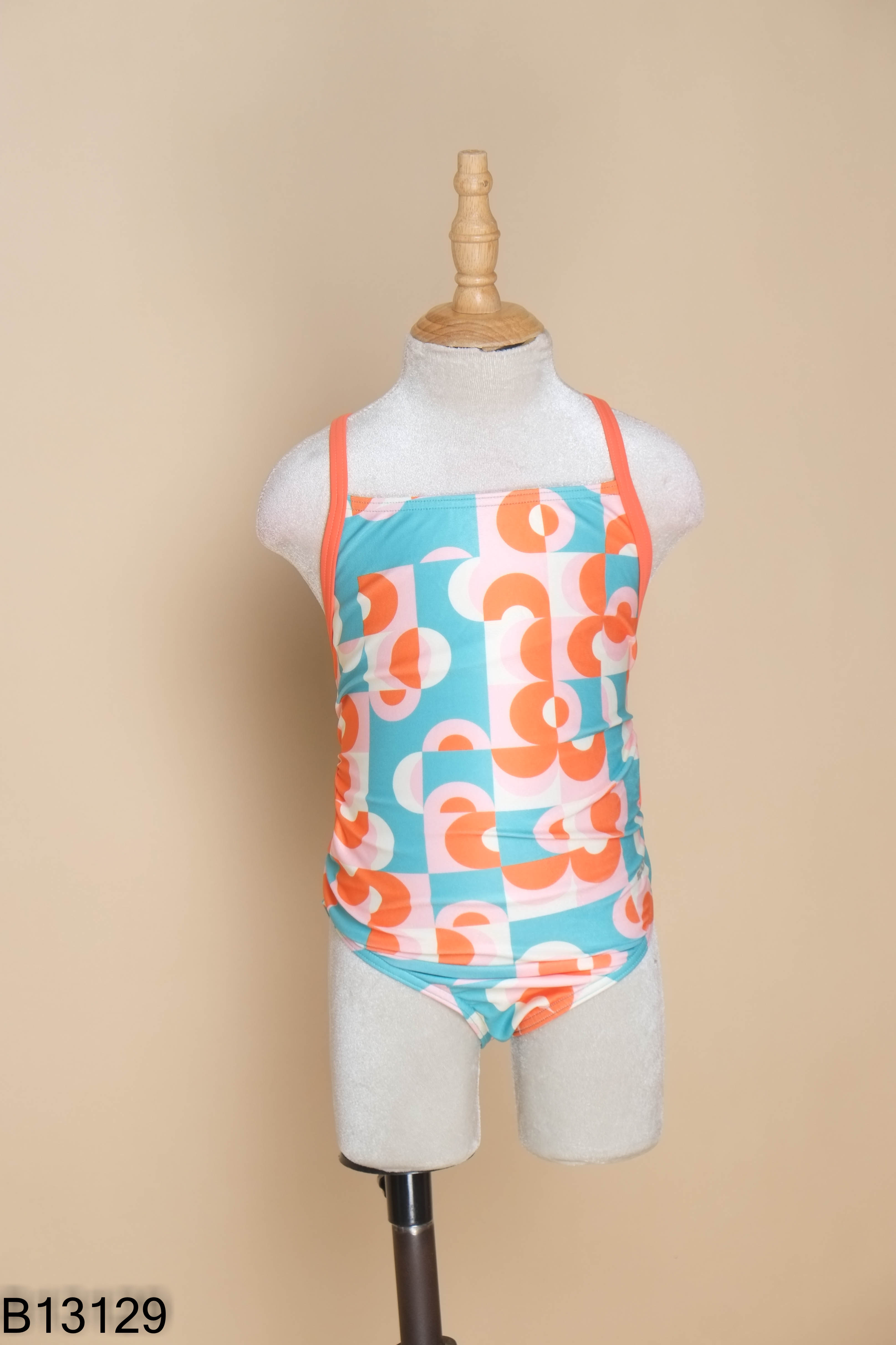 Jumpsuit SPORTI cam họa tiết xanh hồng KIDS