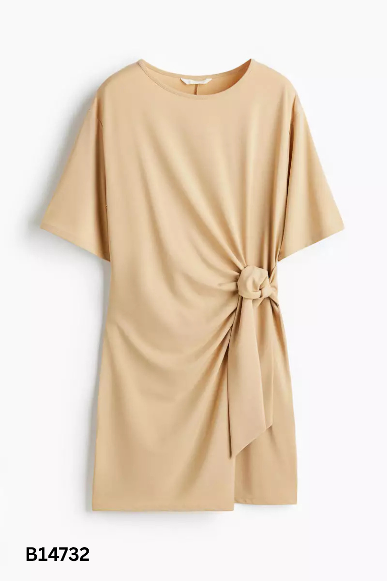 Áo kiểu vàng đính nơ H&M
