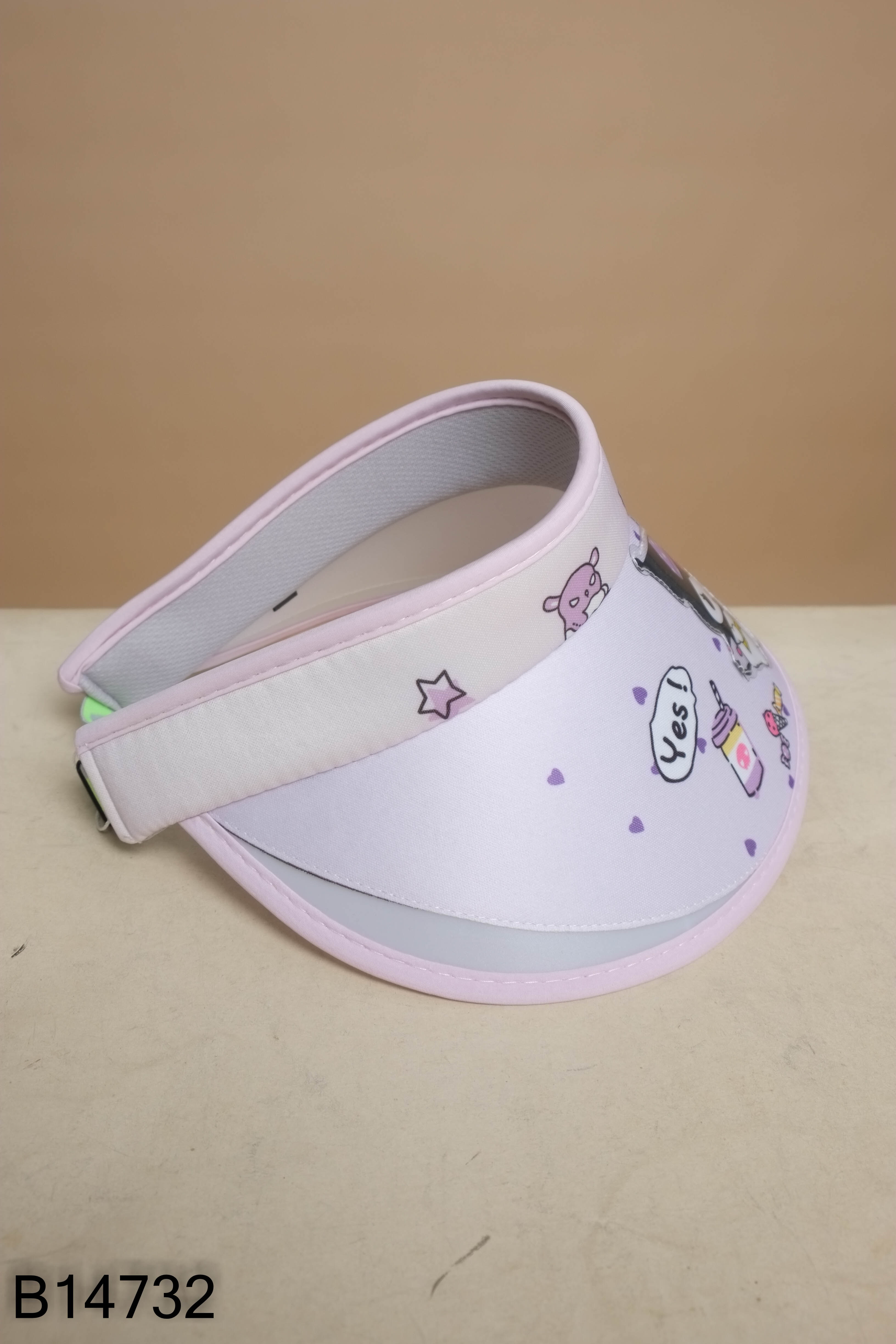 Mũ KIDS tím in hình