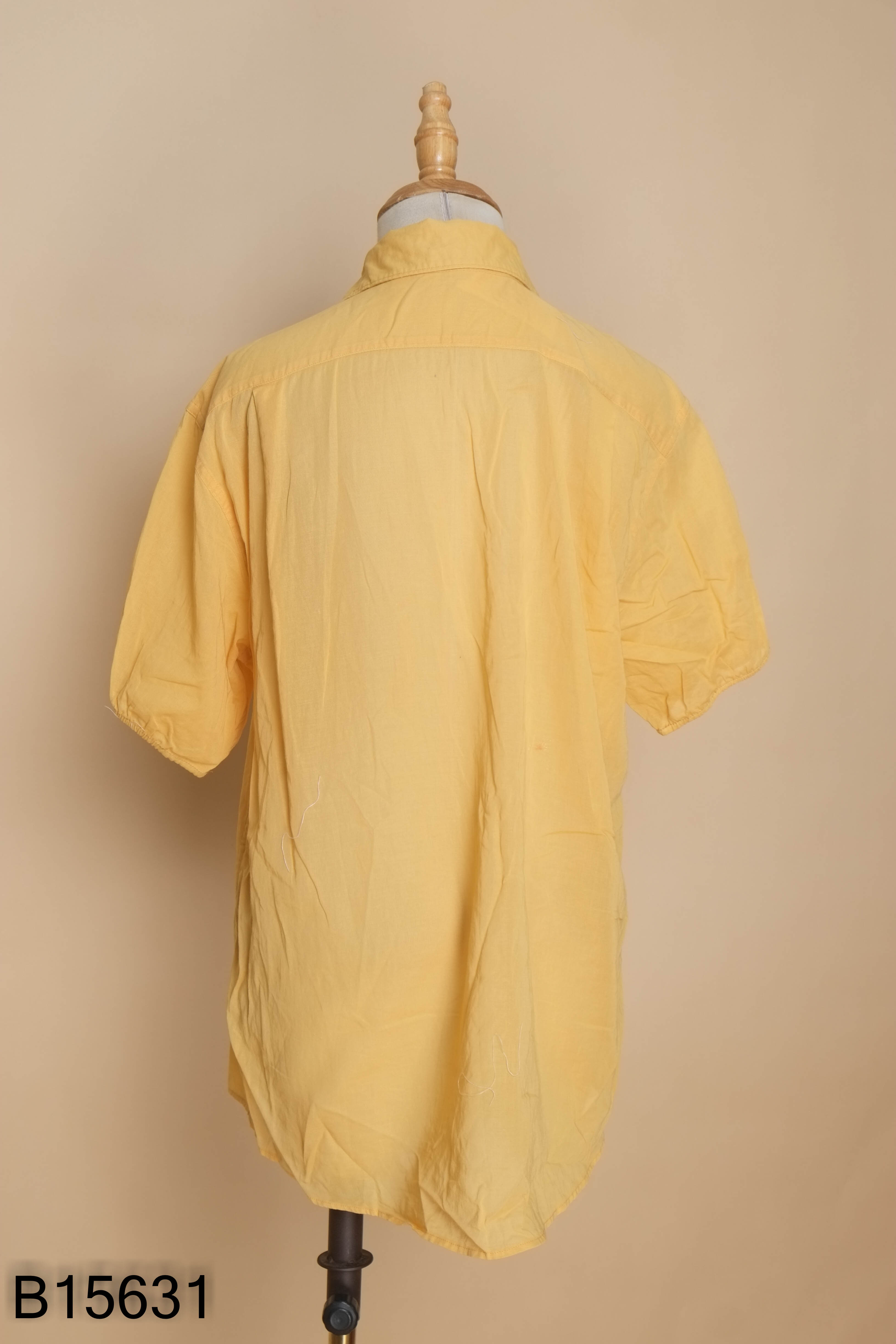 Áo sơ mi UNIQLO cam tay bồng