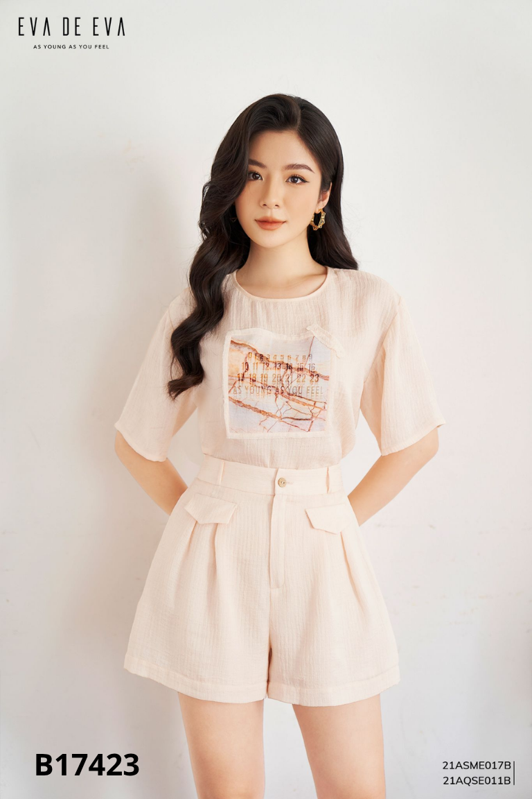 Áo be EVA DE EVA in chữ