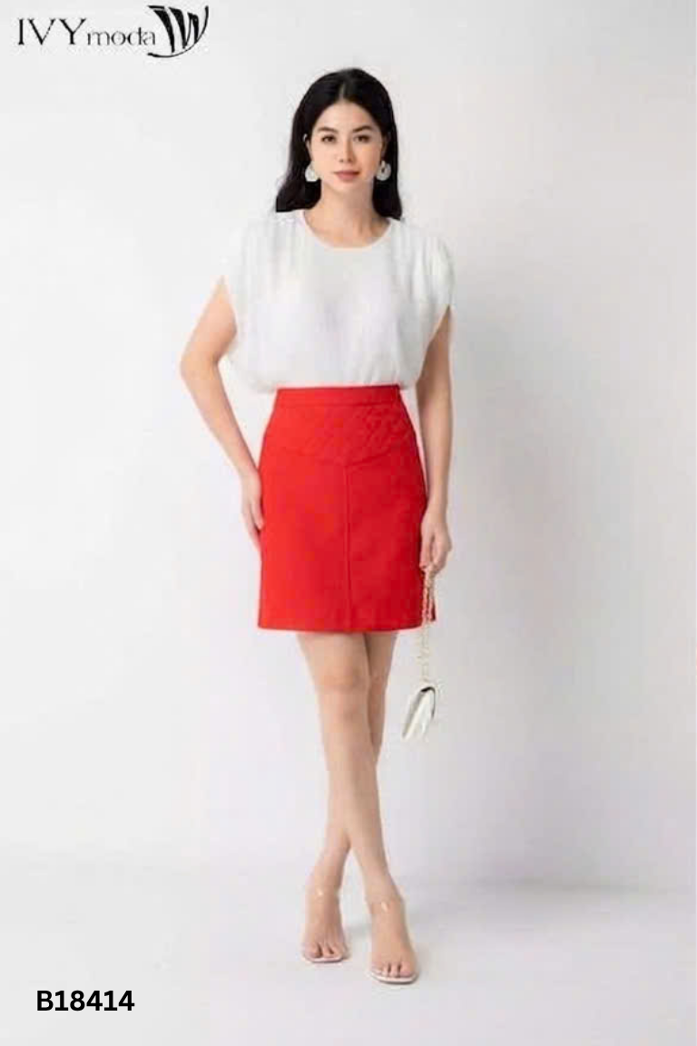 Chân váy IVY MODA đỏ