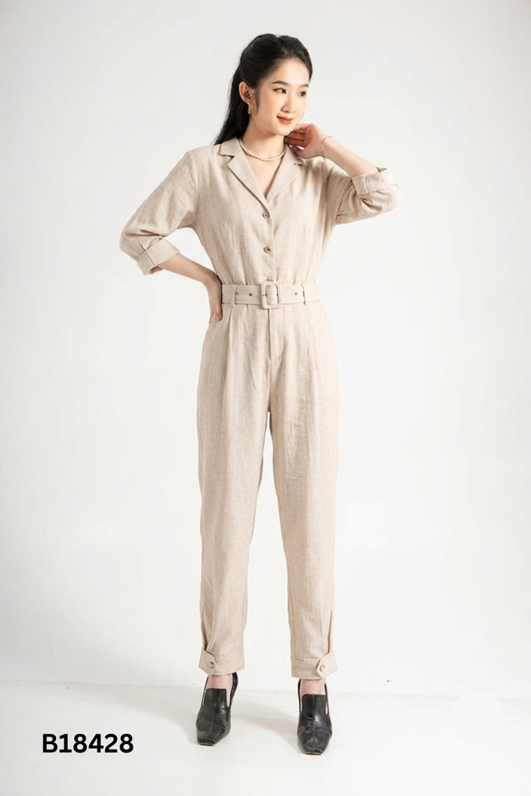 Jumpsuits LILY be cổ vest