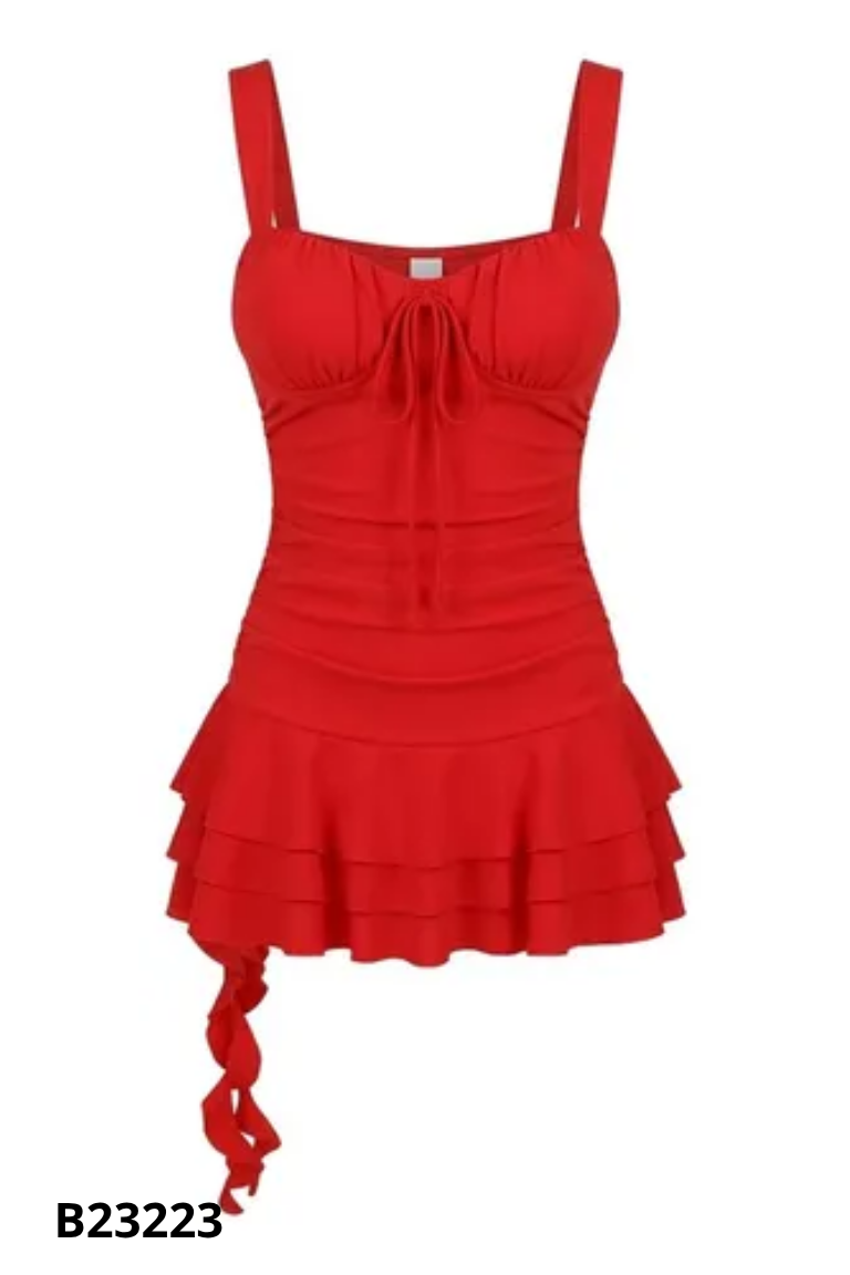 Bikini đỏ tua rua