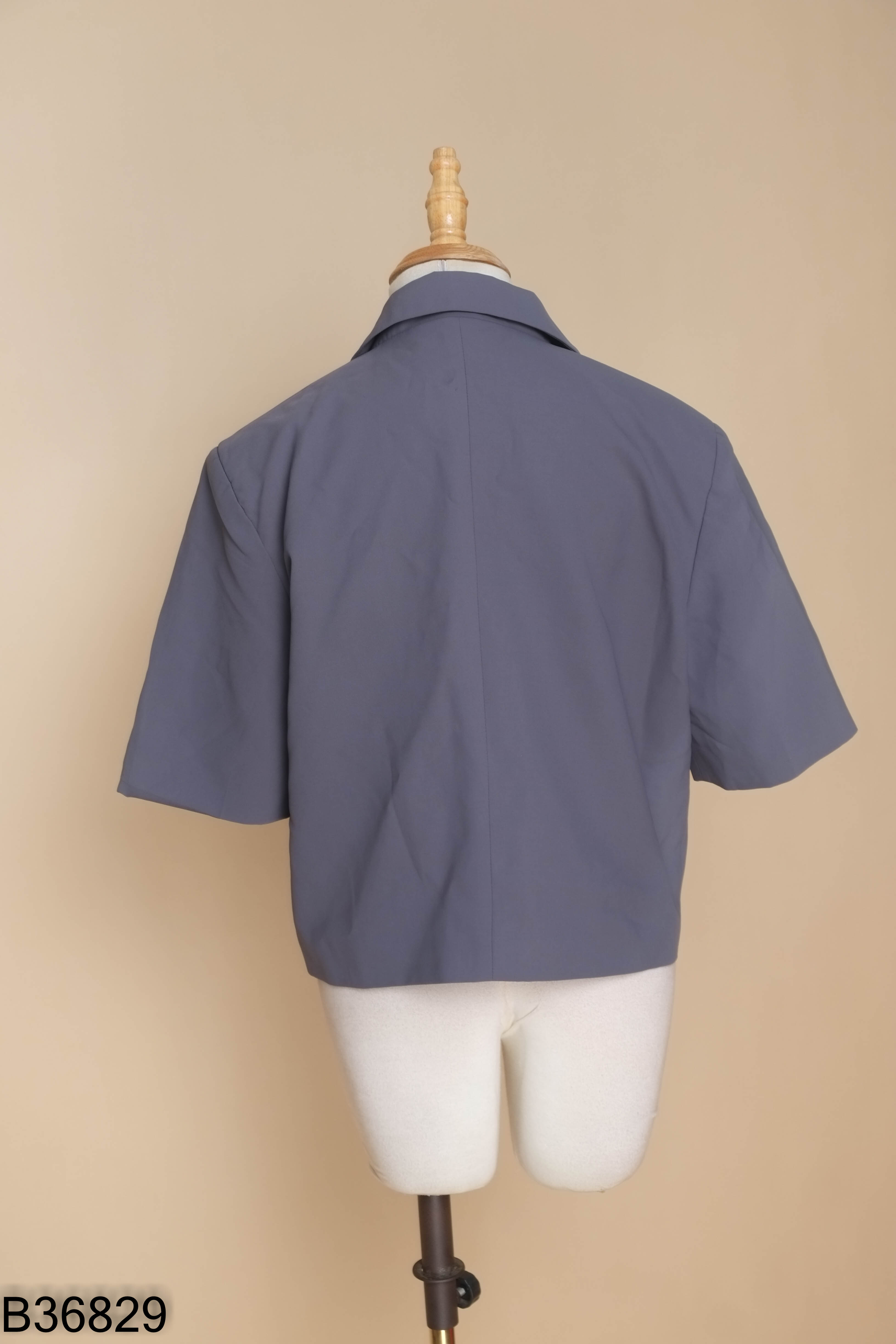 Áo THE LEMON xám cổ vest