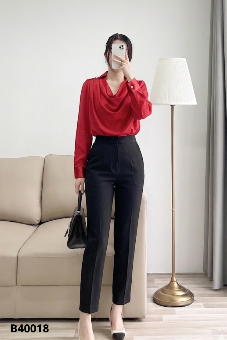 Áo lụa MINADY đỏ