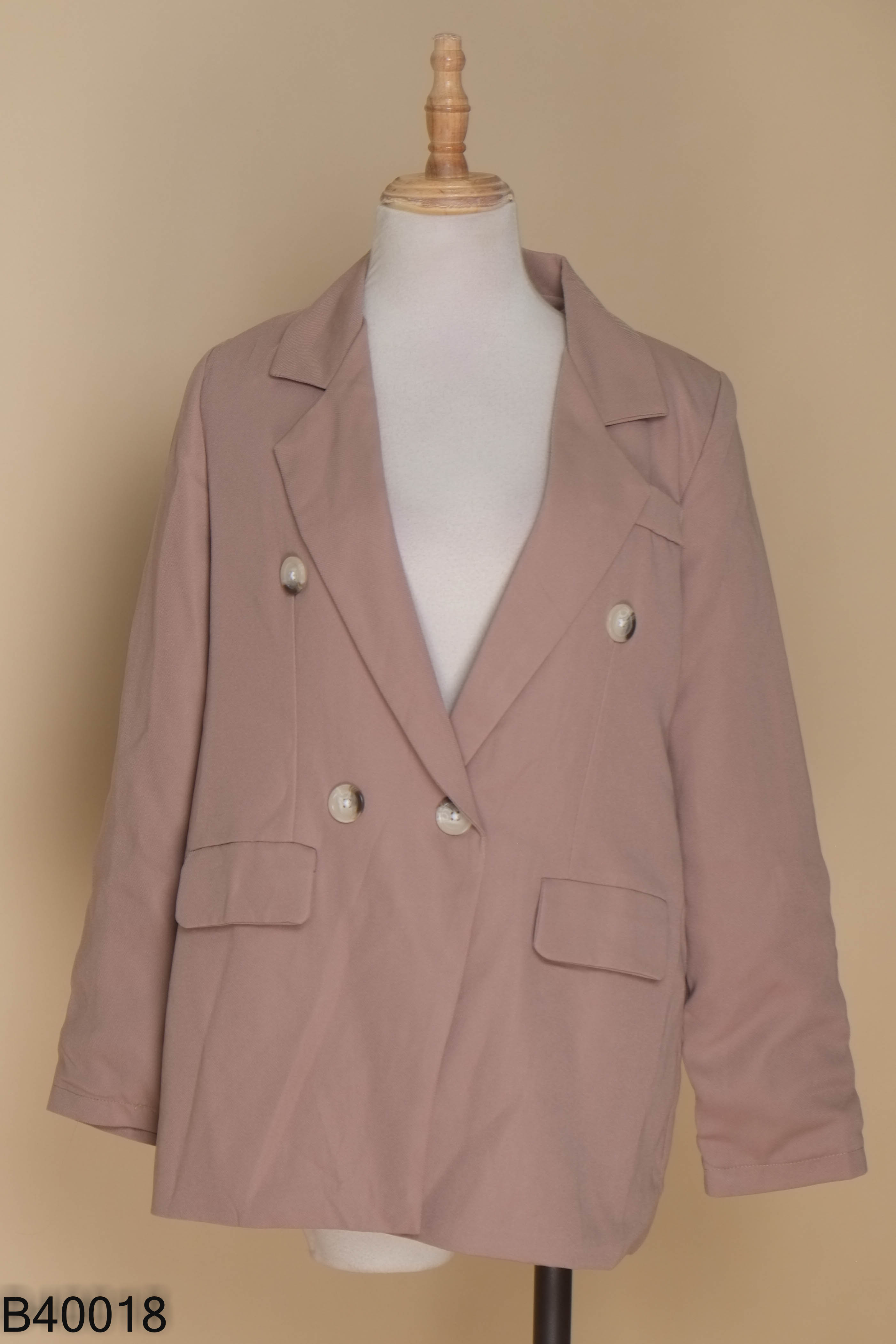 Áo blazer xanh rêu