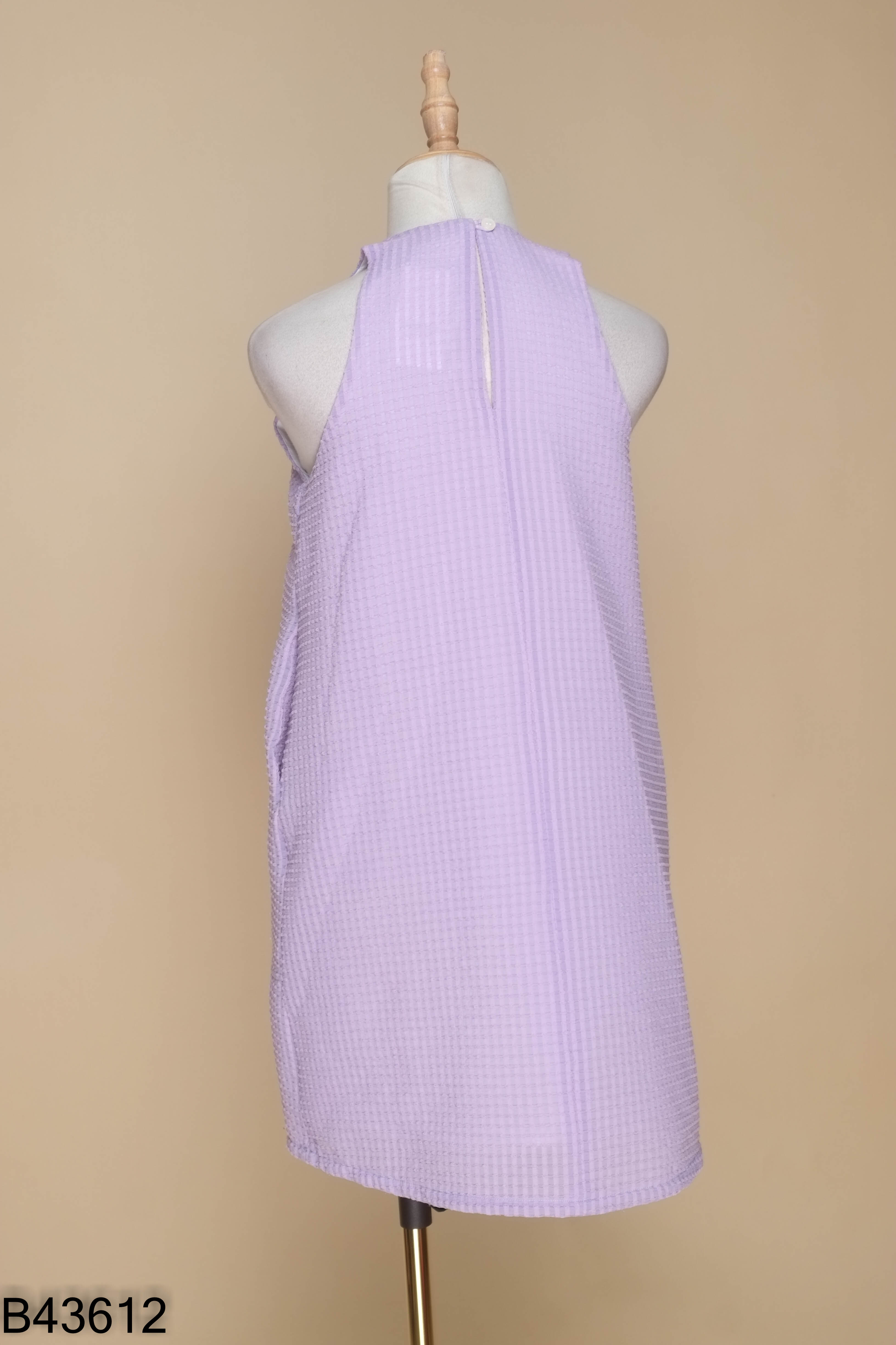 Váy tím FABRIC HOLIC sát nách