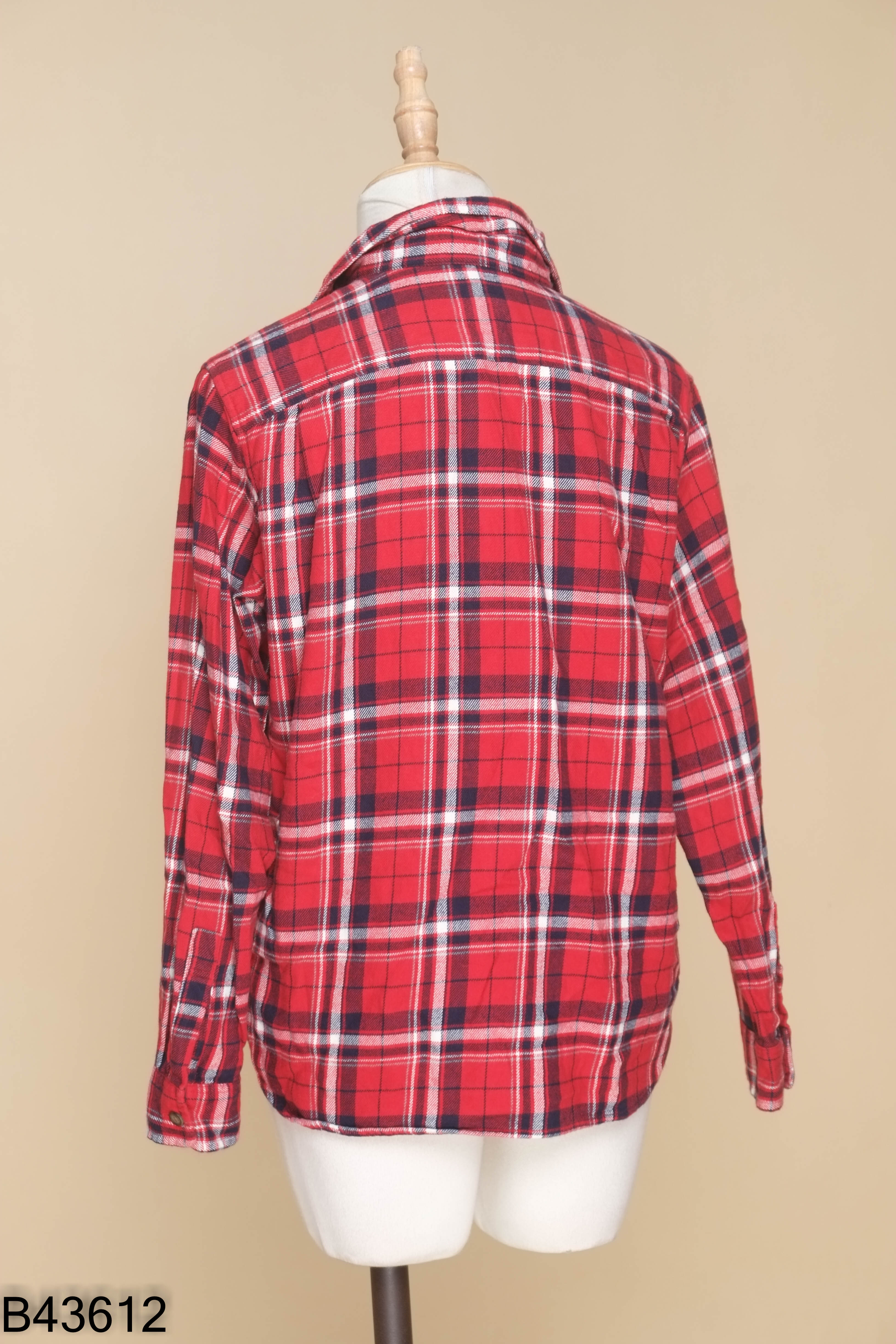Áo sơ mi UNIQLO đỏ kẻ caro