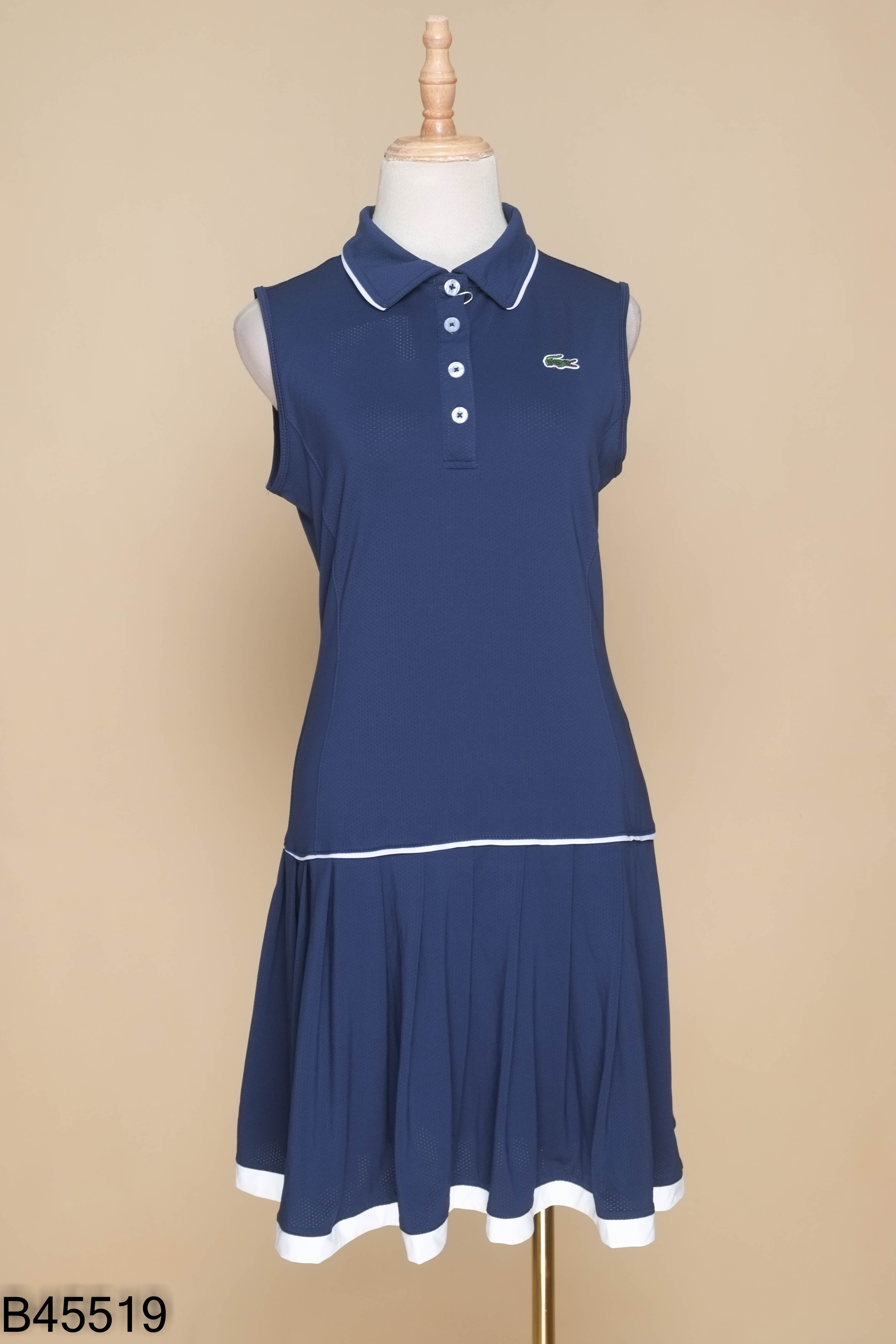 NEWTAG LACOSTE váy xanh sát nách