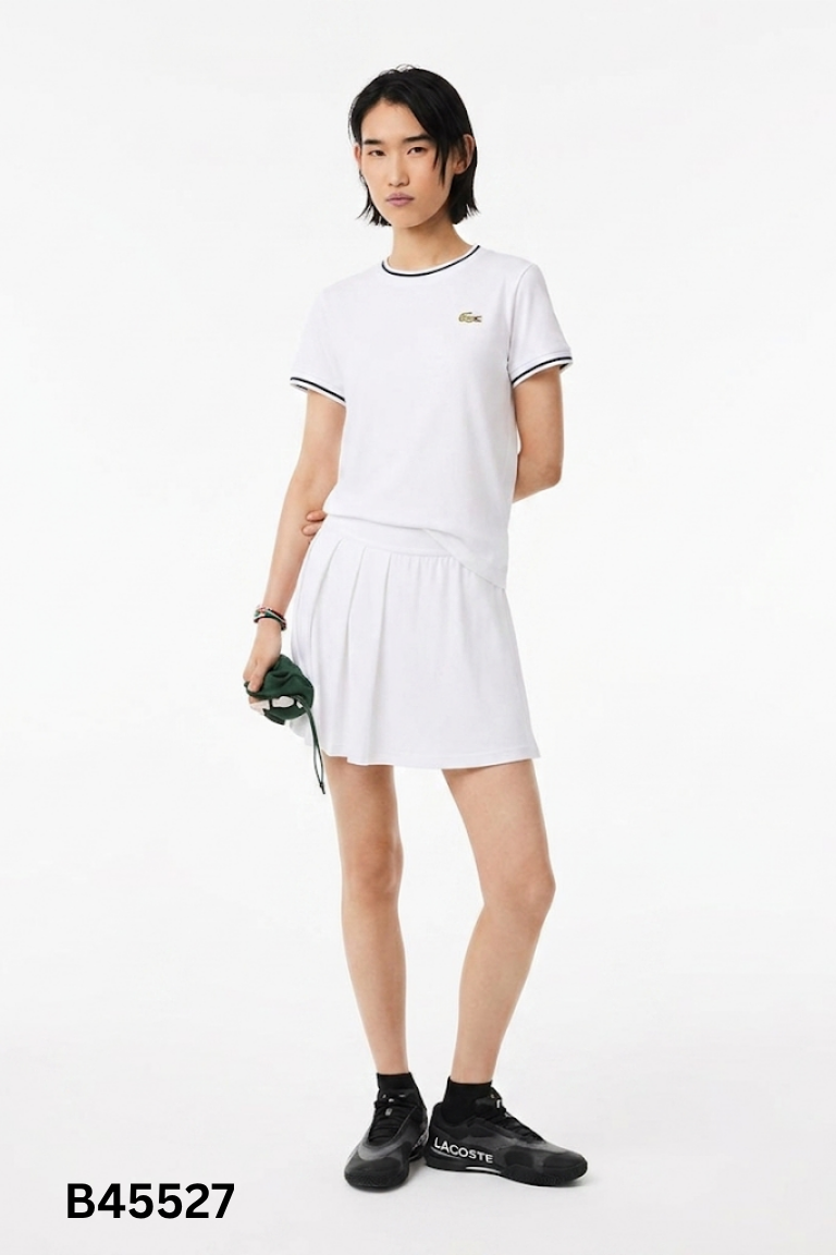 NEWTAG Set trắng áo thun + chân váy