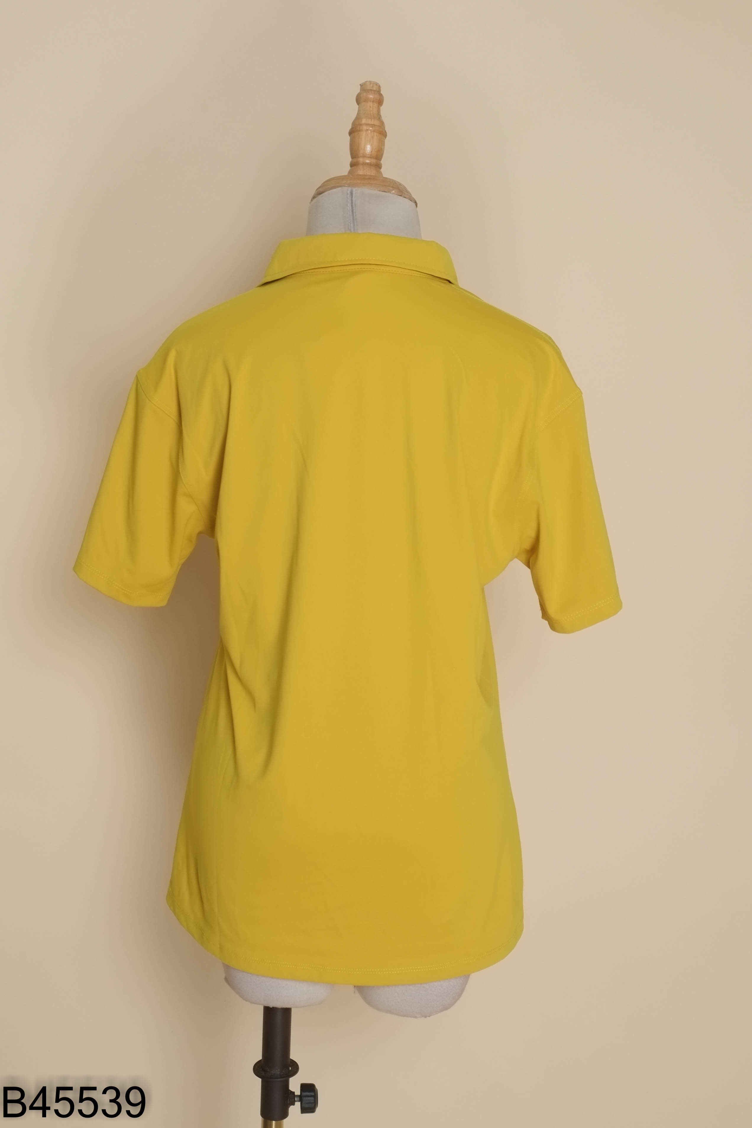 B4553910098-Áo polo LACOSTE vàng