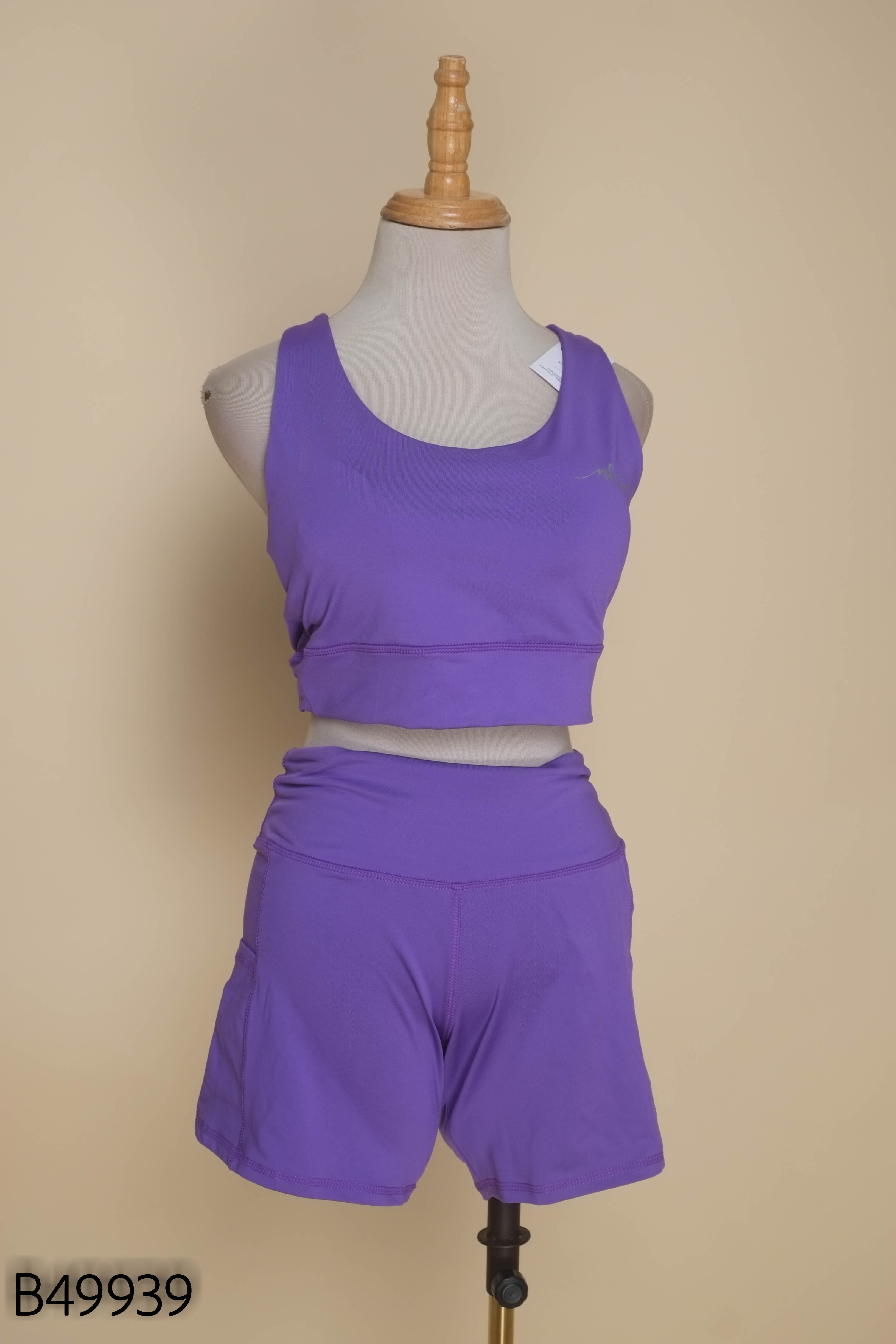 Set đồ tập tím+quần