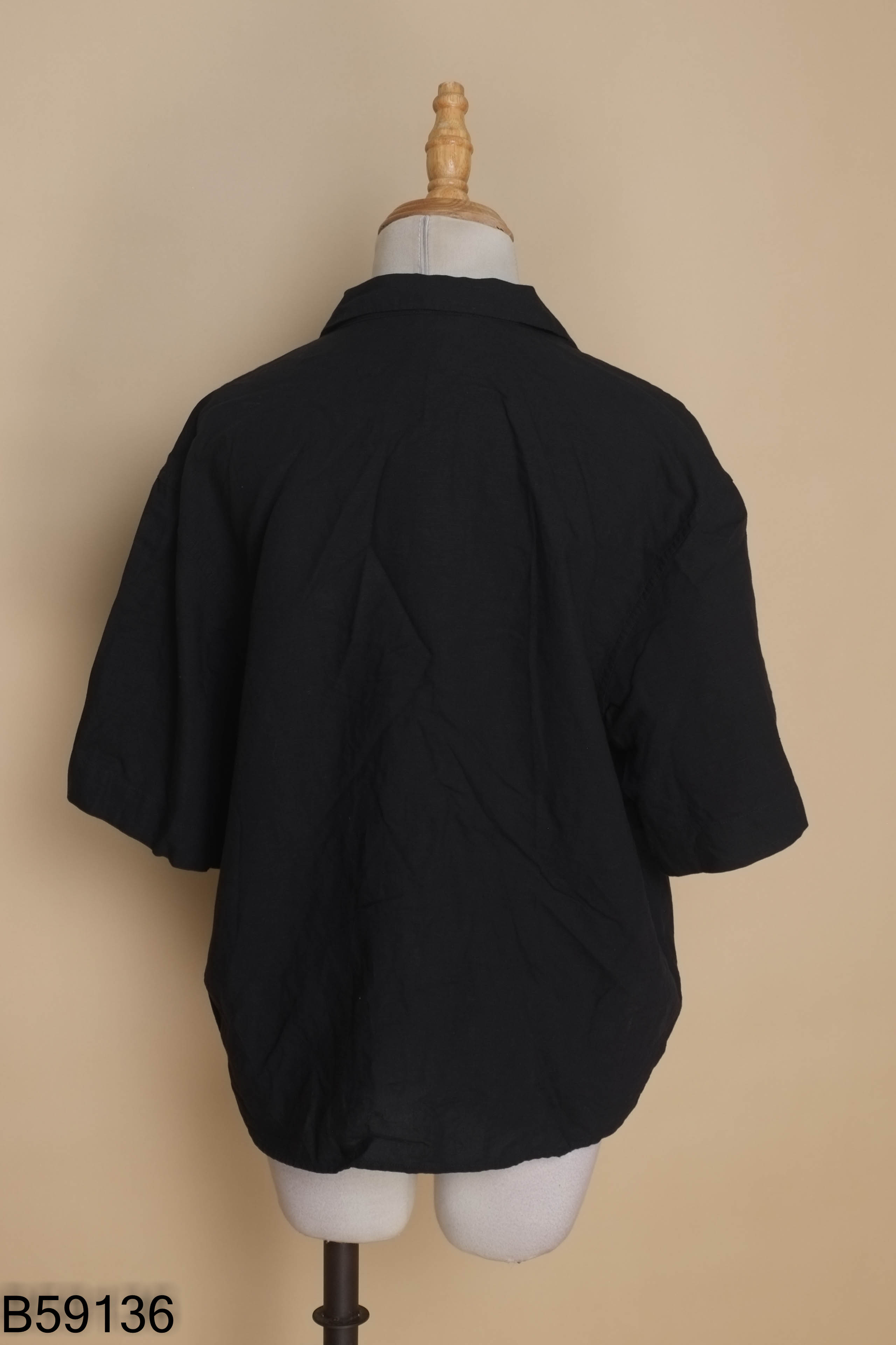Áo linen UNIQLO đen