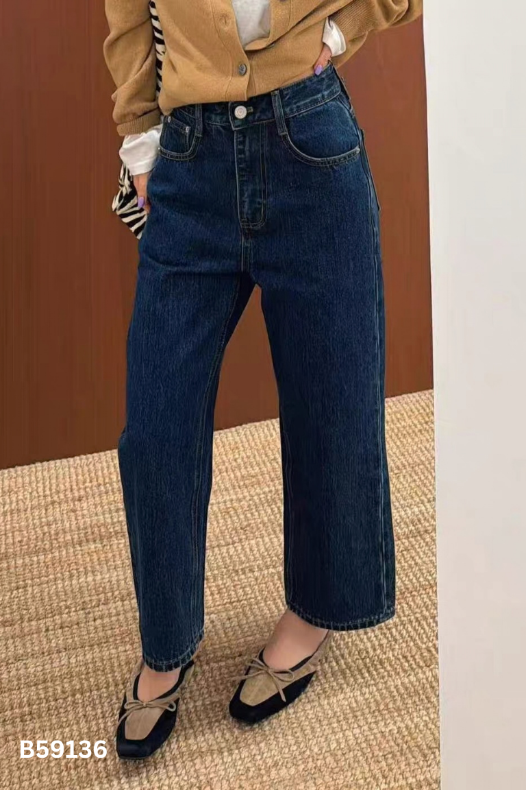 Quần jeans AAA JEANS xanh đậm