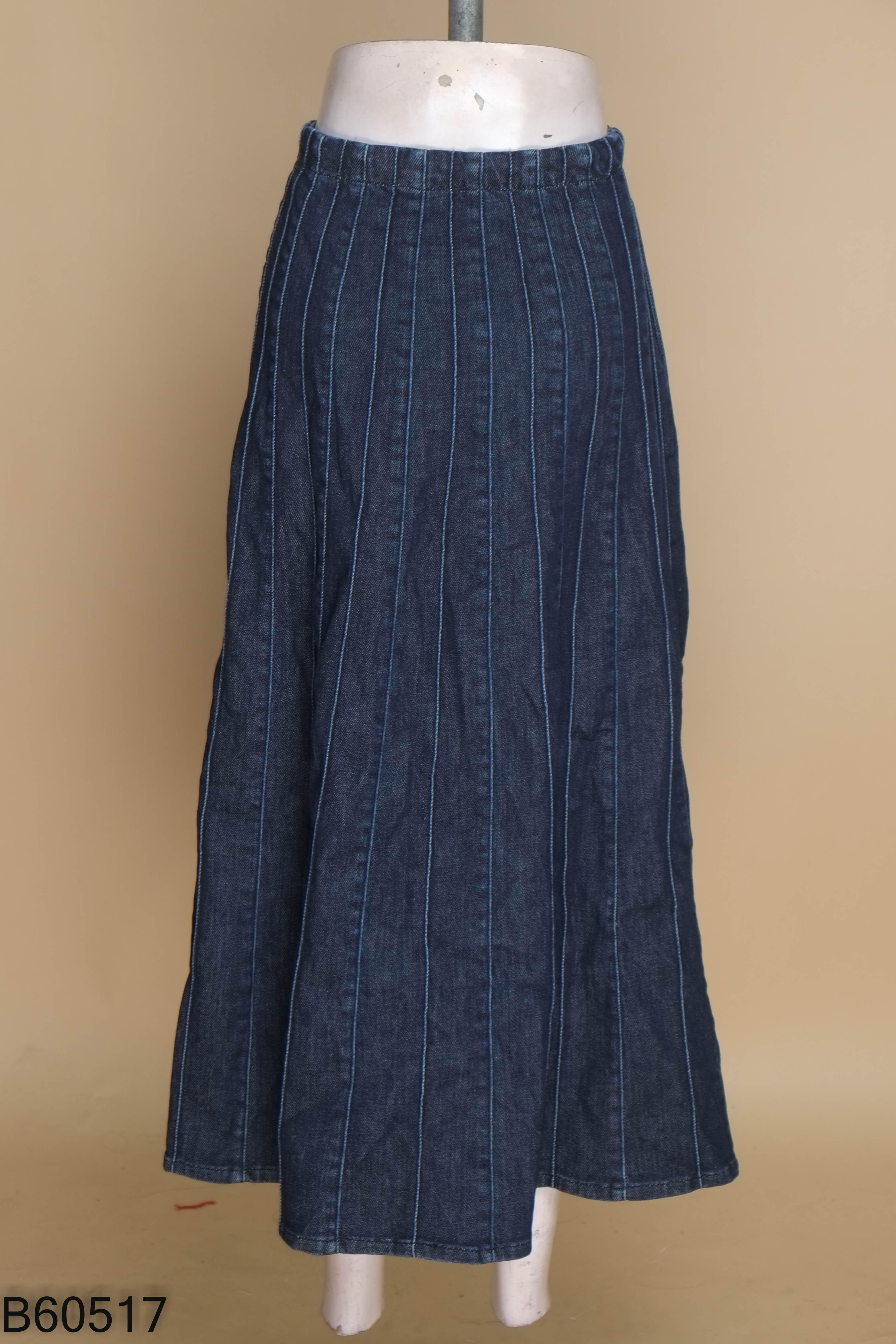NEWTAG Chân váy MASSIMO DUTTI (Xuất) jeans xanh