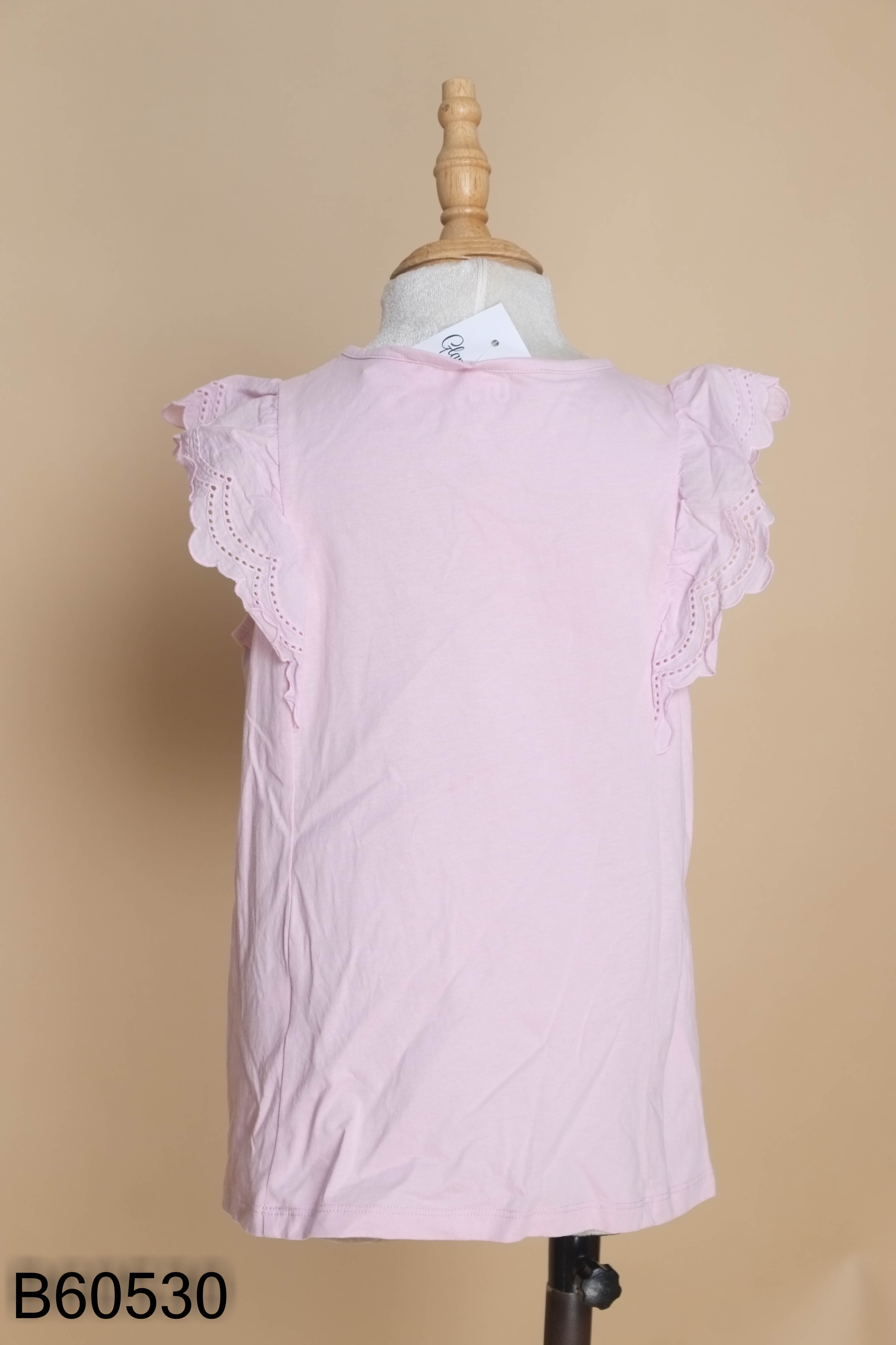 Áo hồng UNIQLO in hình KIDS