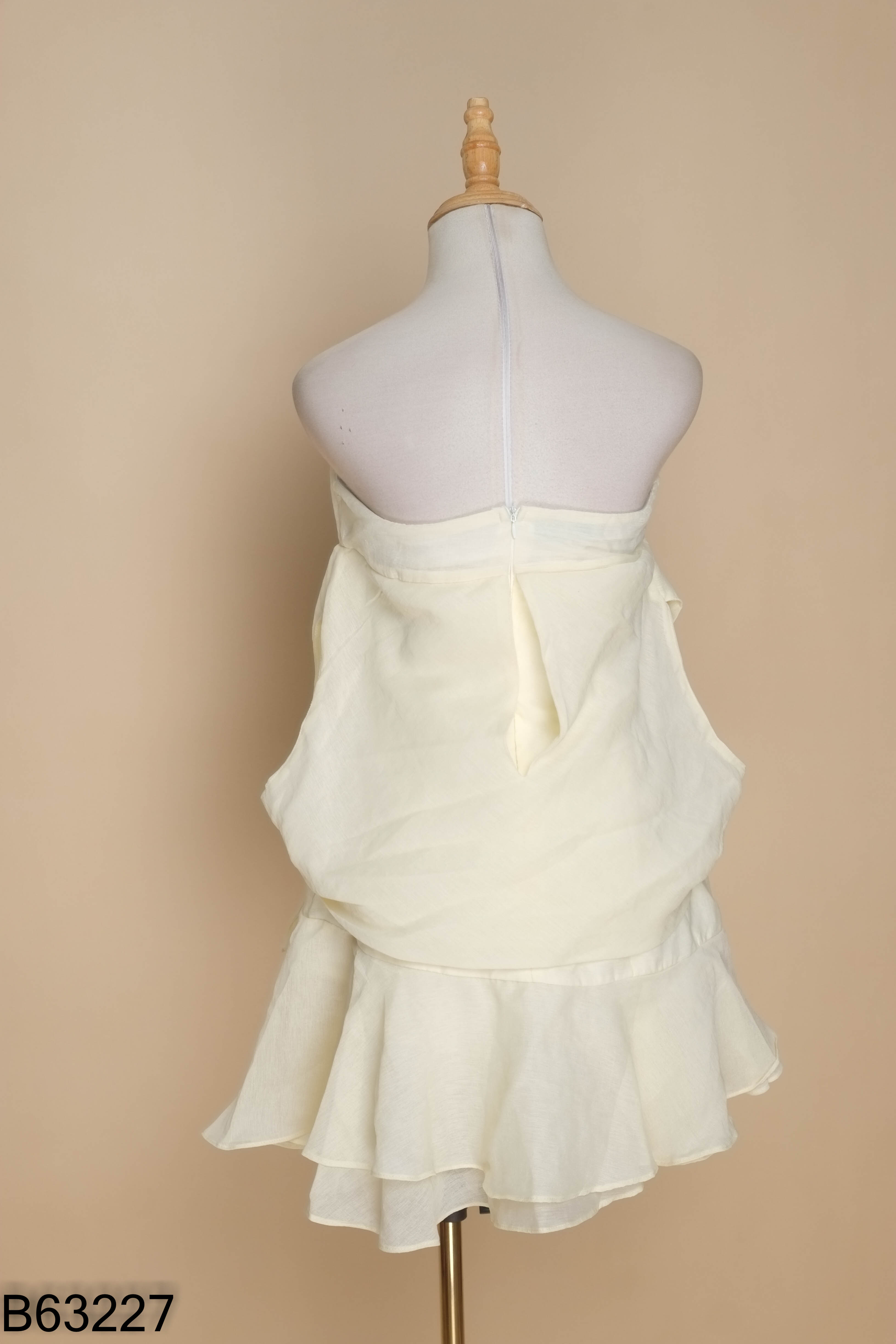 Váy MIN BOUTIQUE voan vàng nhạt