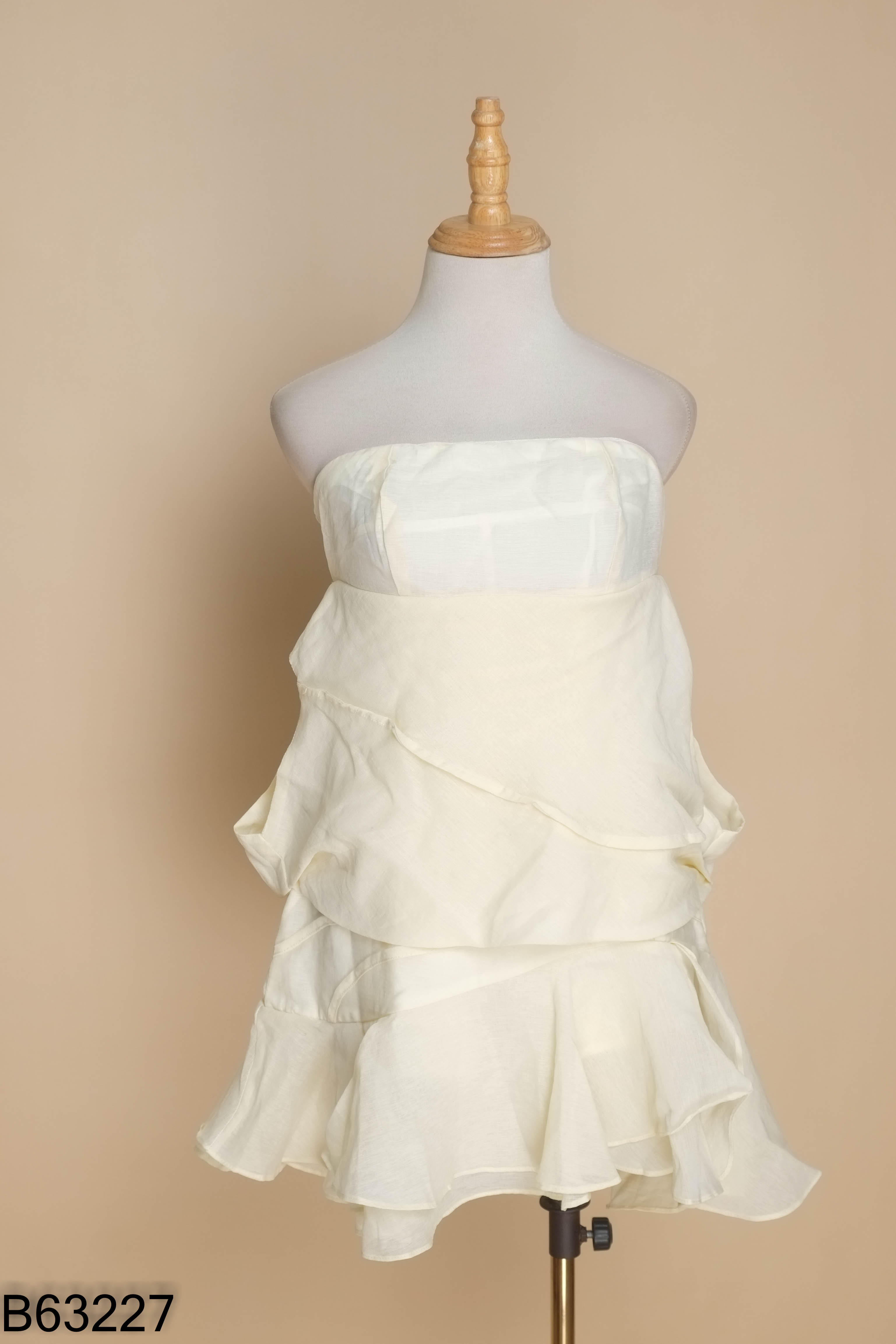 Váy MIN BOUTIQUE voan vàng nhạt