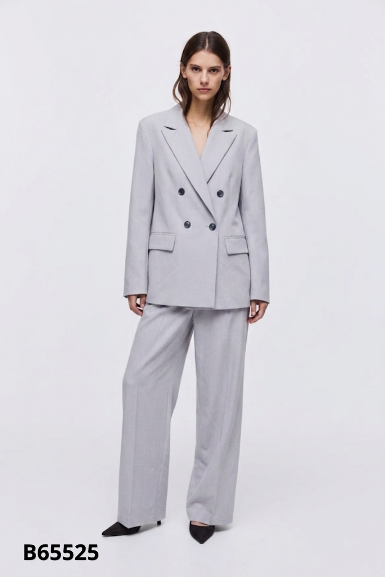 Set SHEIN xám áo khoác + quần dài