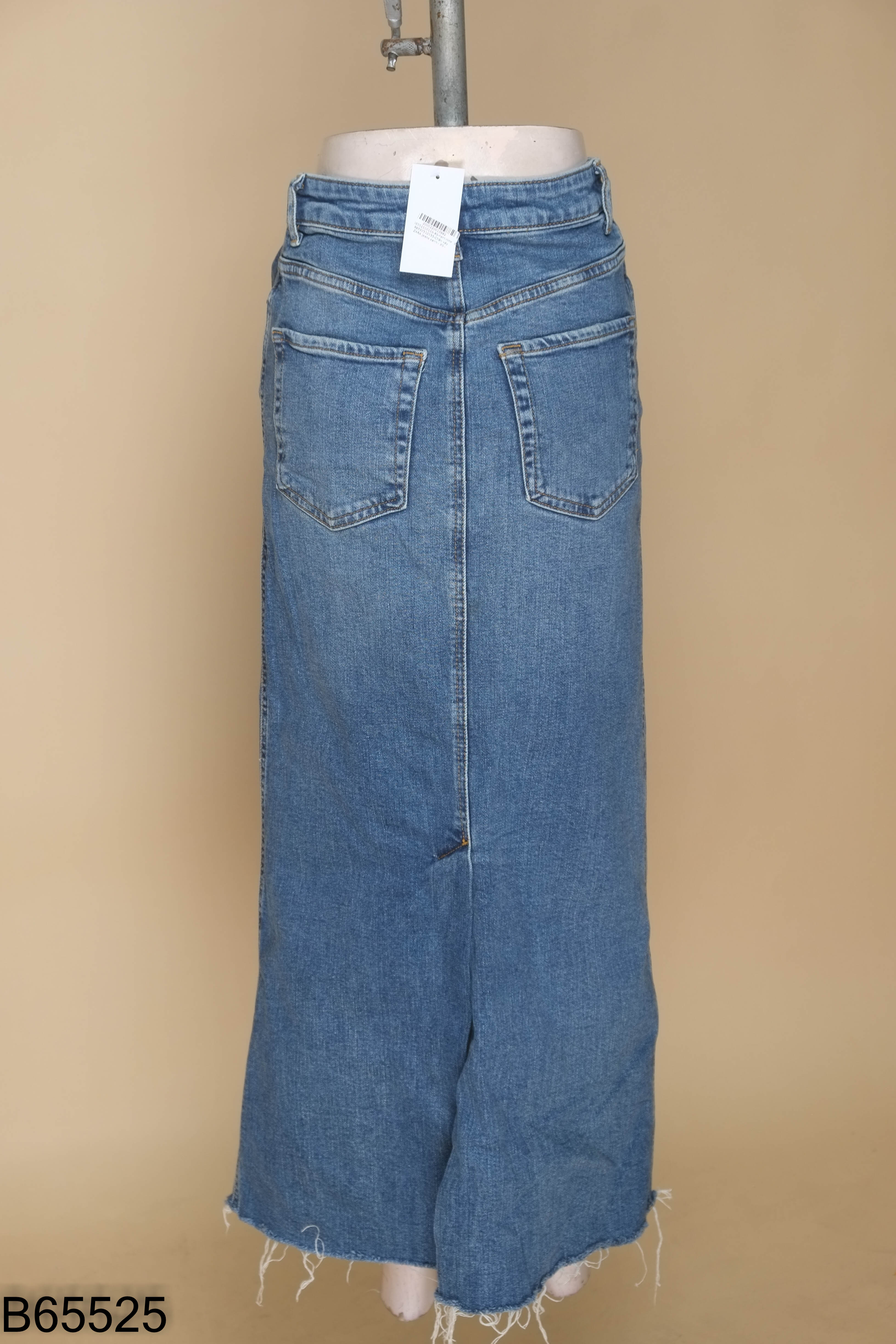 Chân váy ZARA jeans xanh